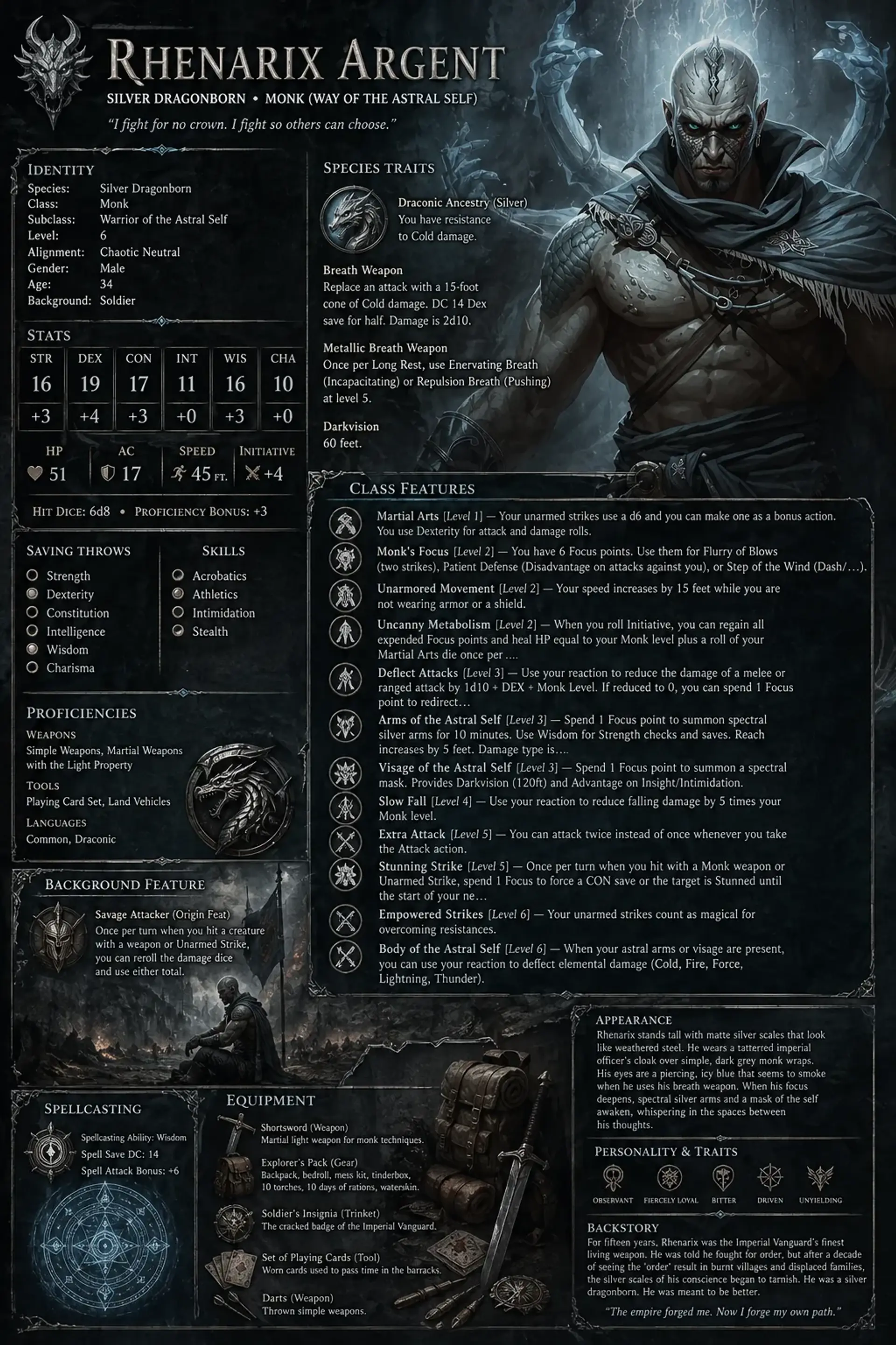 Character Sheet