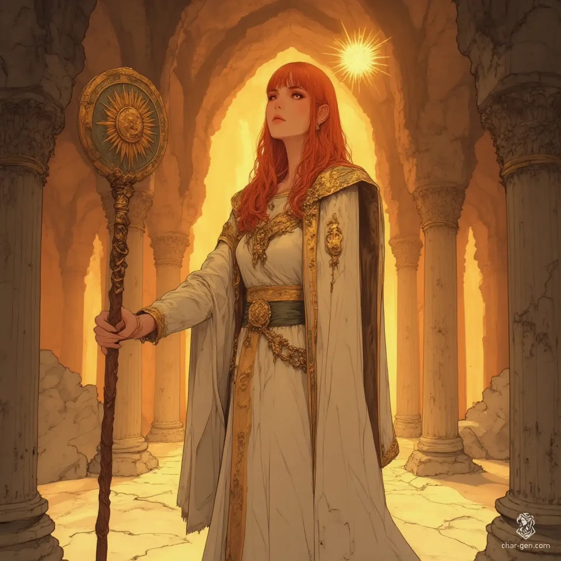 Elyra Faelinn - AI-generated fantasy NPC