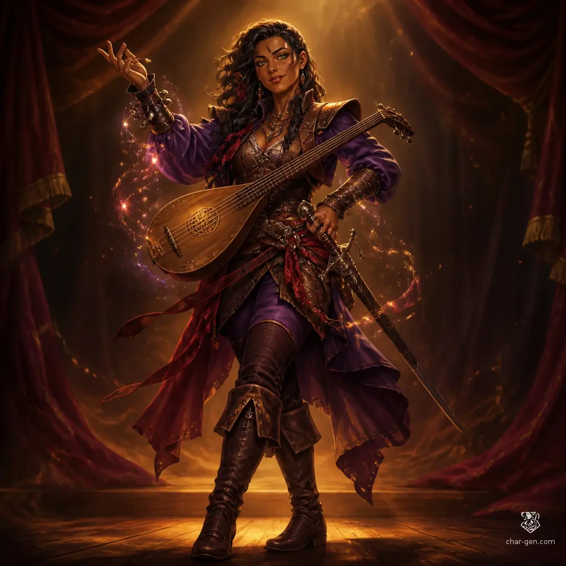 Maribel Vey - AI-generated fantasy Character