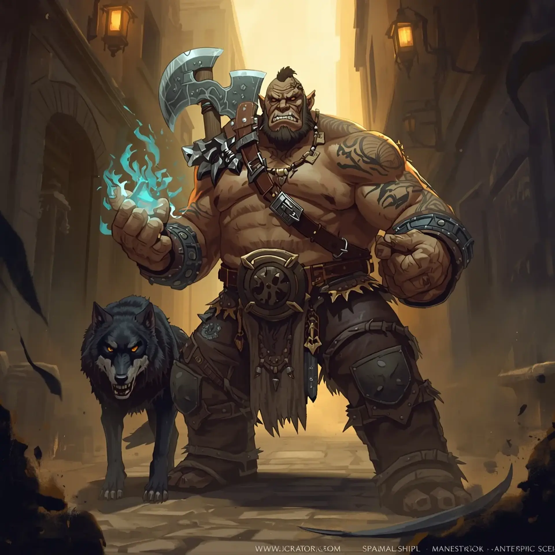 Urazak - AI-generated fantasy Character