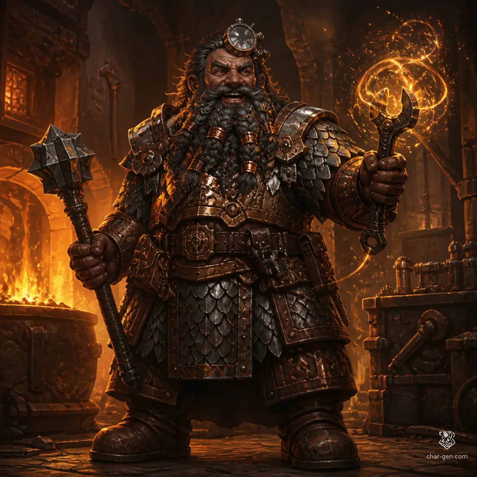 Stoney RockSkin - AI-generated fantasy Character