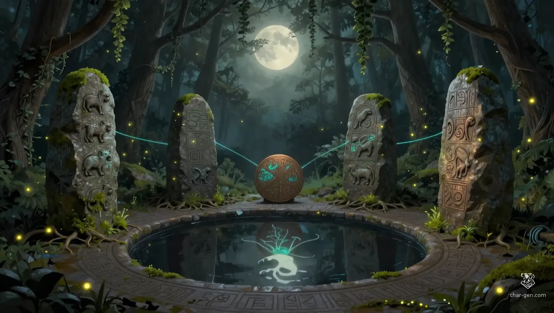 The Grove That Remembers - AI-generated fantasy Puzzle