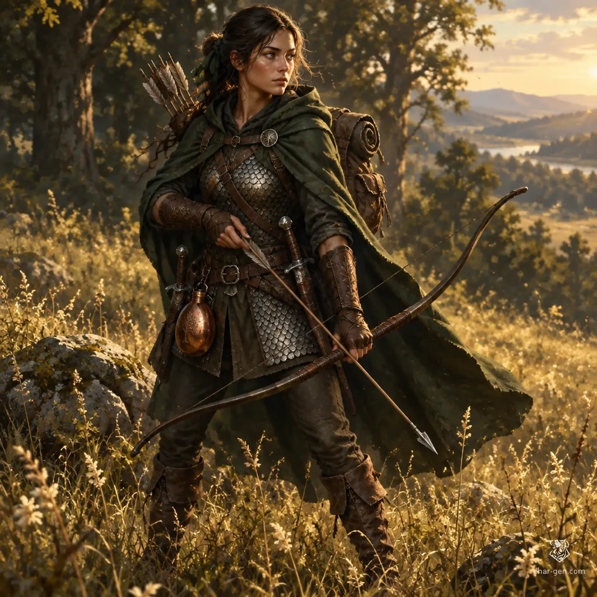 Luna ambery - AI-generated fantasy Character
