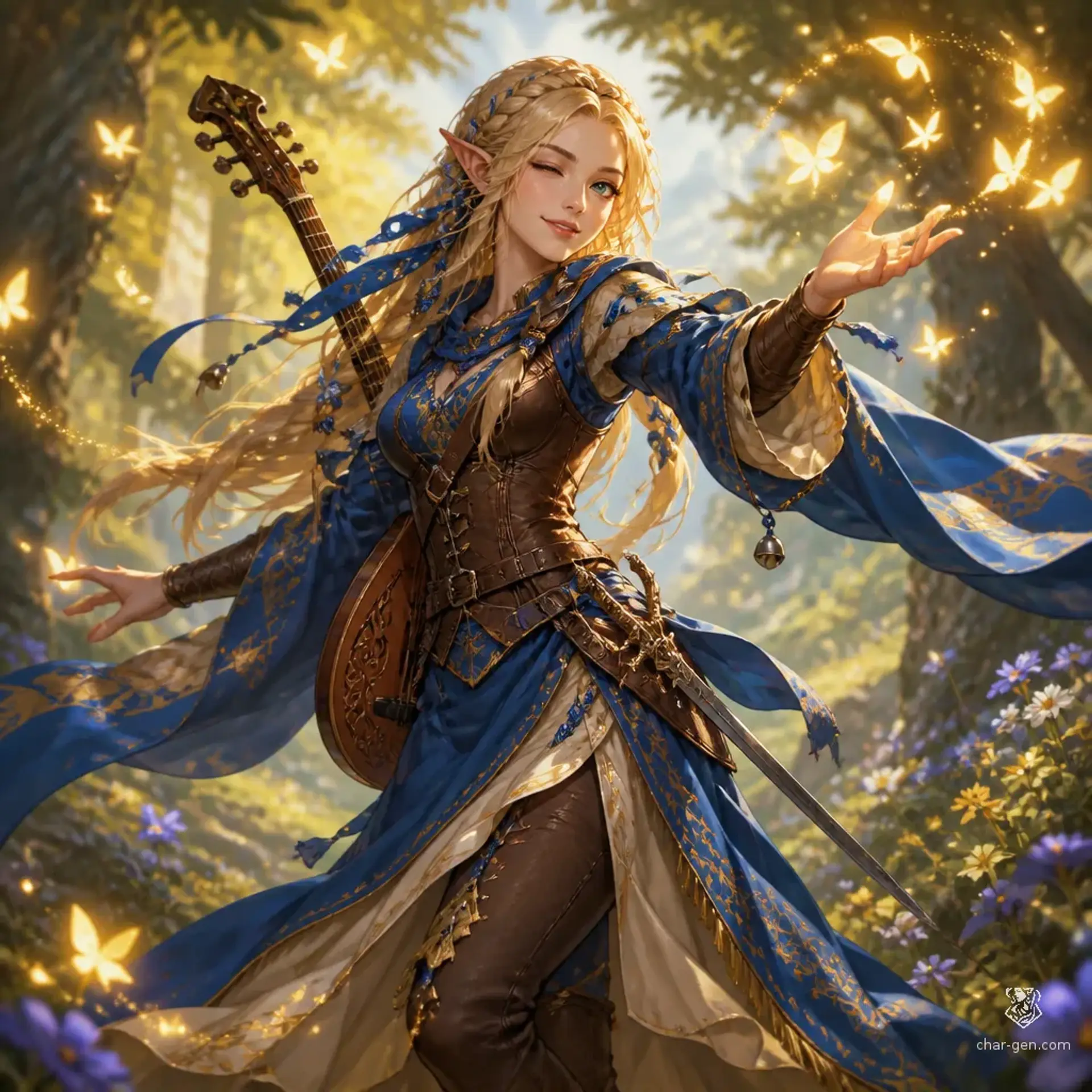 Madison - AI-generated fantasy Character