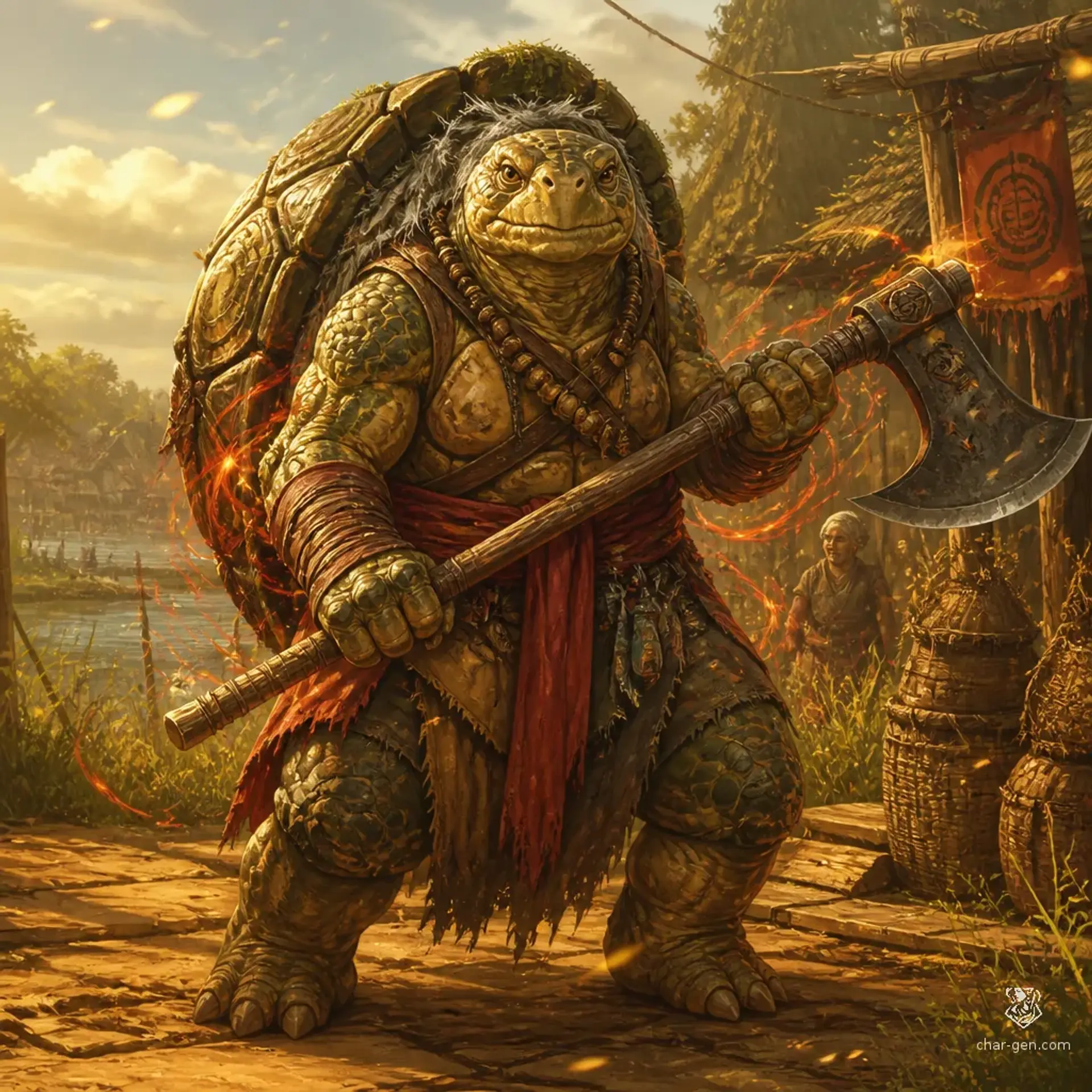 Mawenzi Kitala - AI-generated fantasy Character