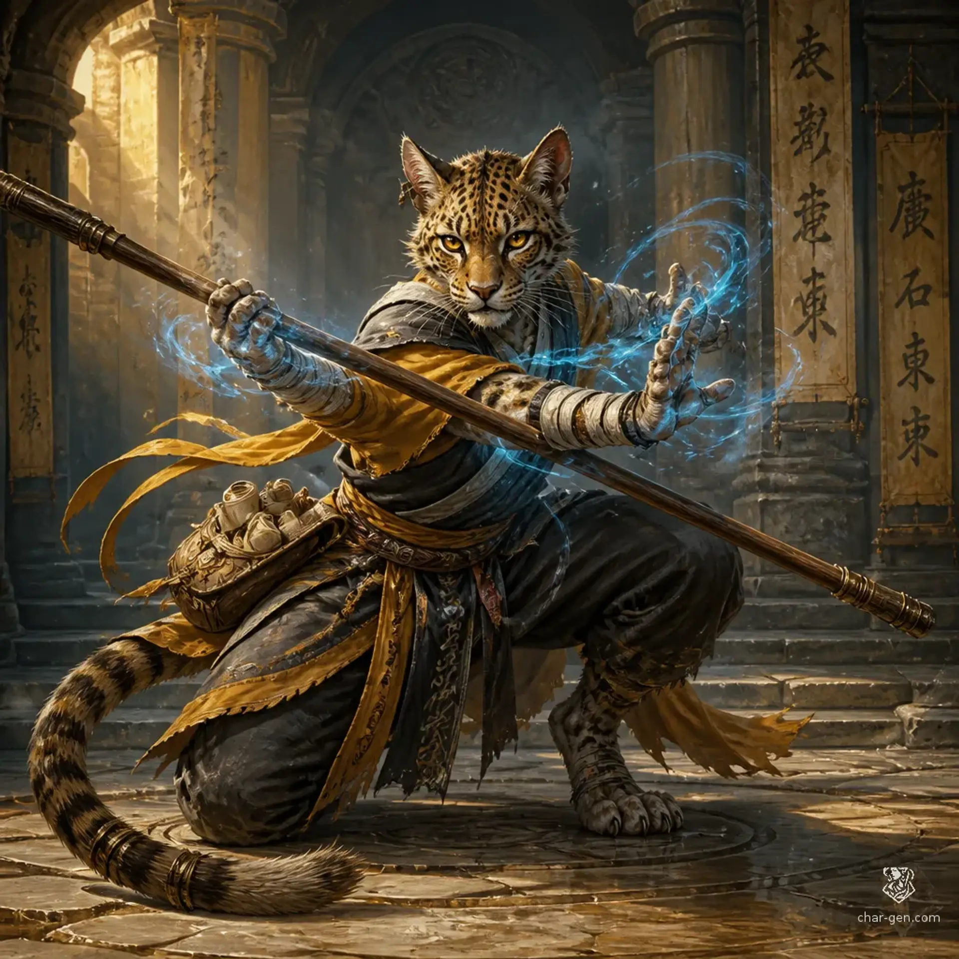 Maxwell - AI-generated fantasy Character