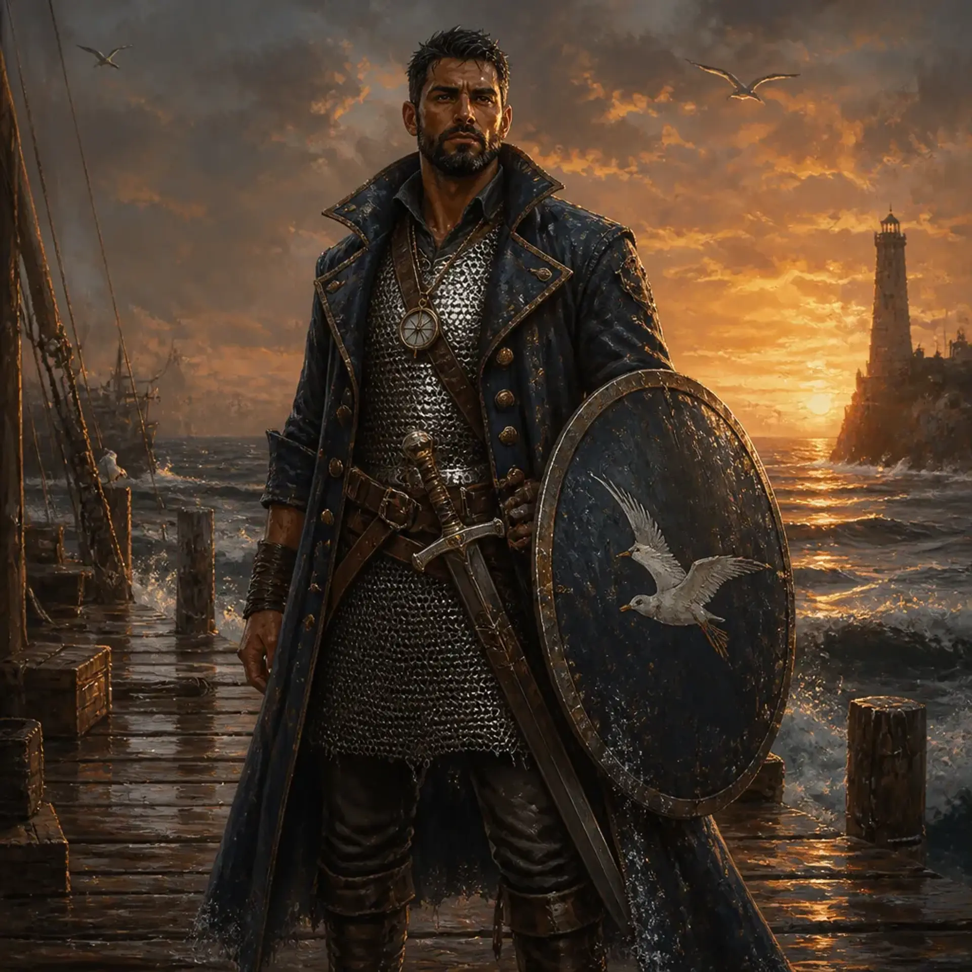 Alden Reef - AI-generated fantasy Character