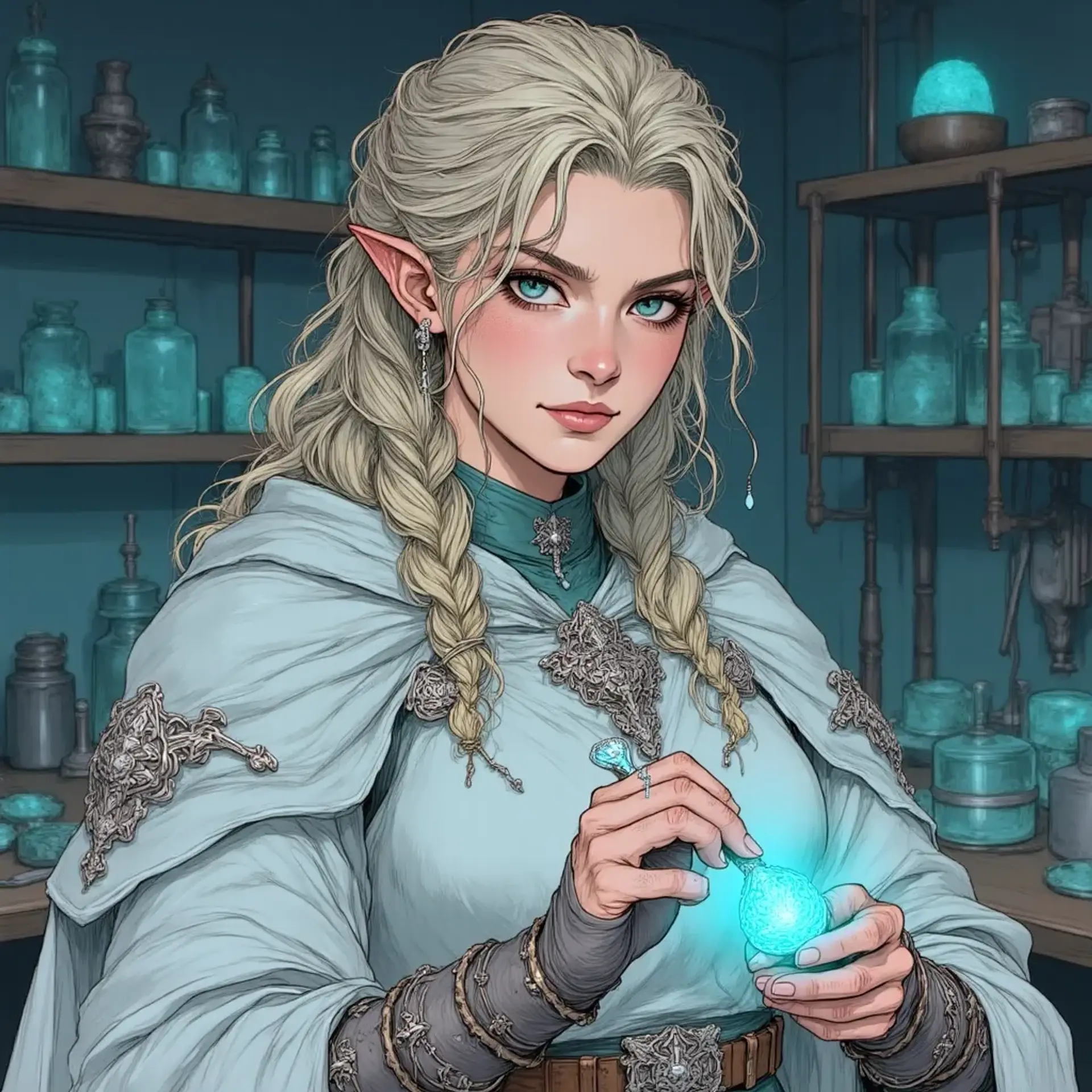 Aelithra Saerel - AI-generated fantasy NPC