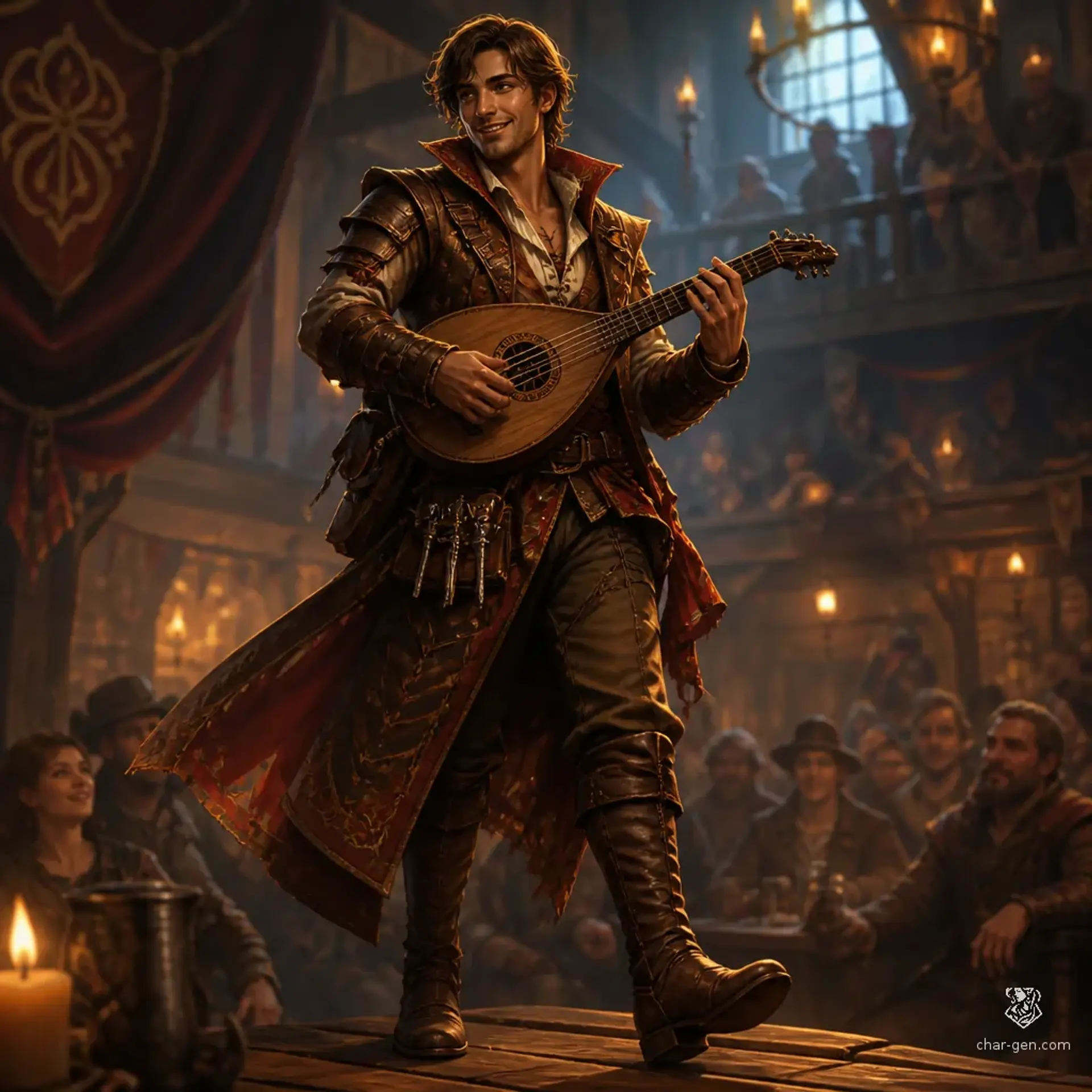 Devon Aidendale - AI-generated fantasy Character