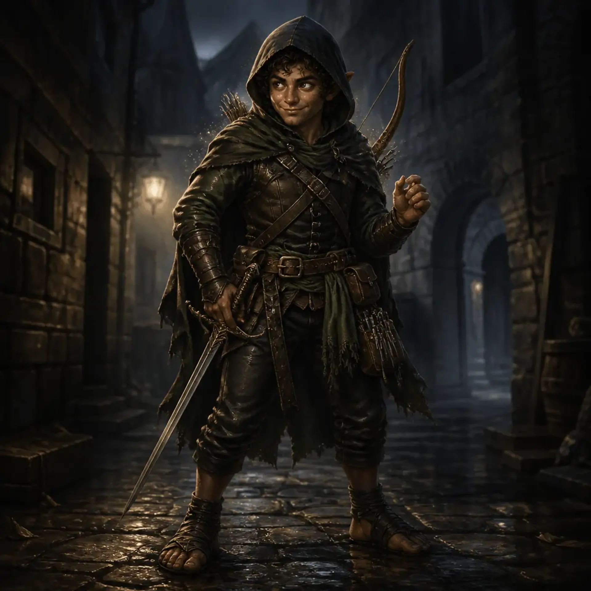 Merrin Bramblewick - AI-generated fantasy Character