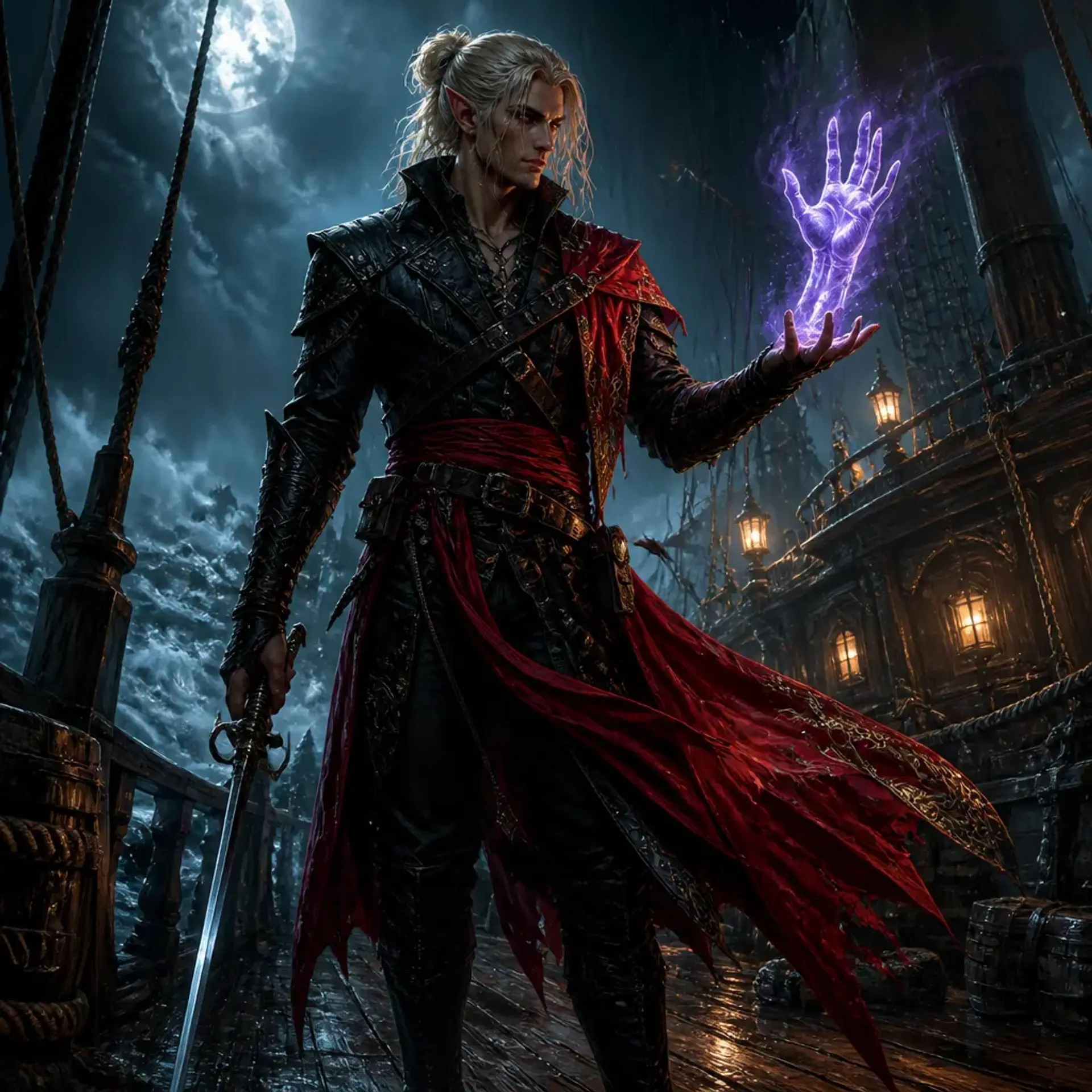 Valerius Thorne - AI-generated fantasy Character