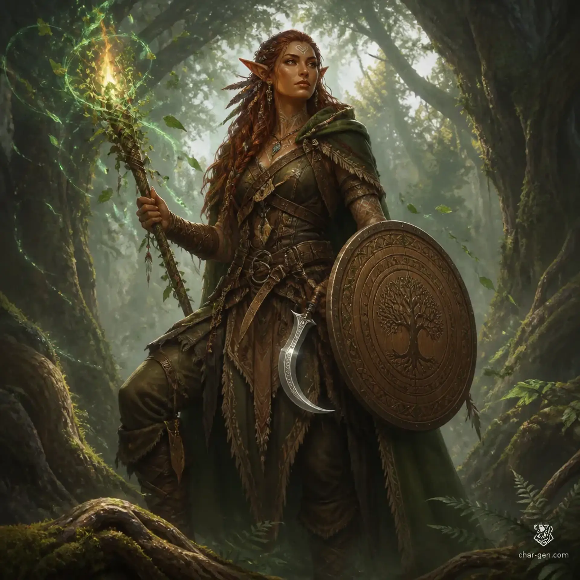 Eve - AI-generated fantasy Character