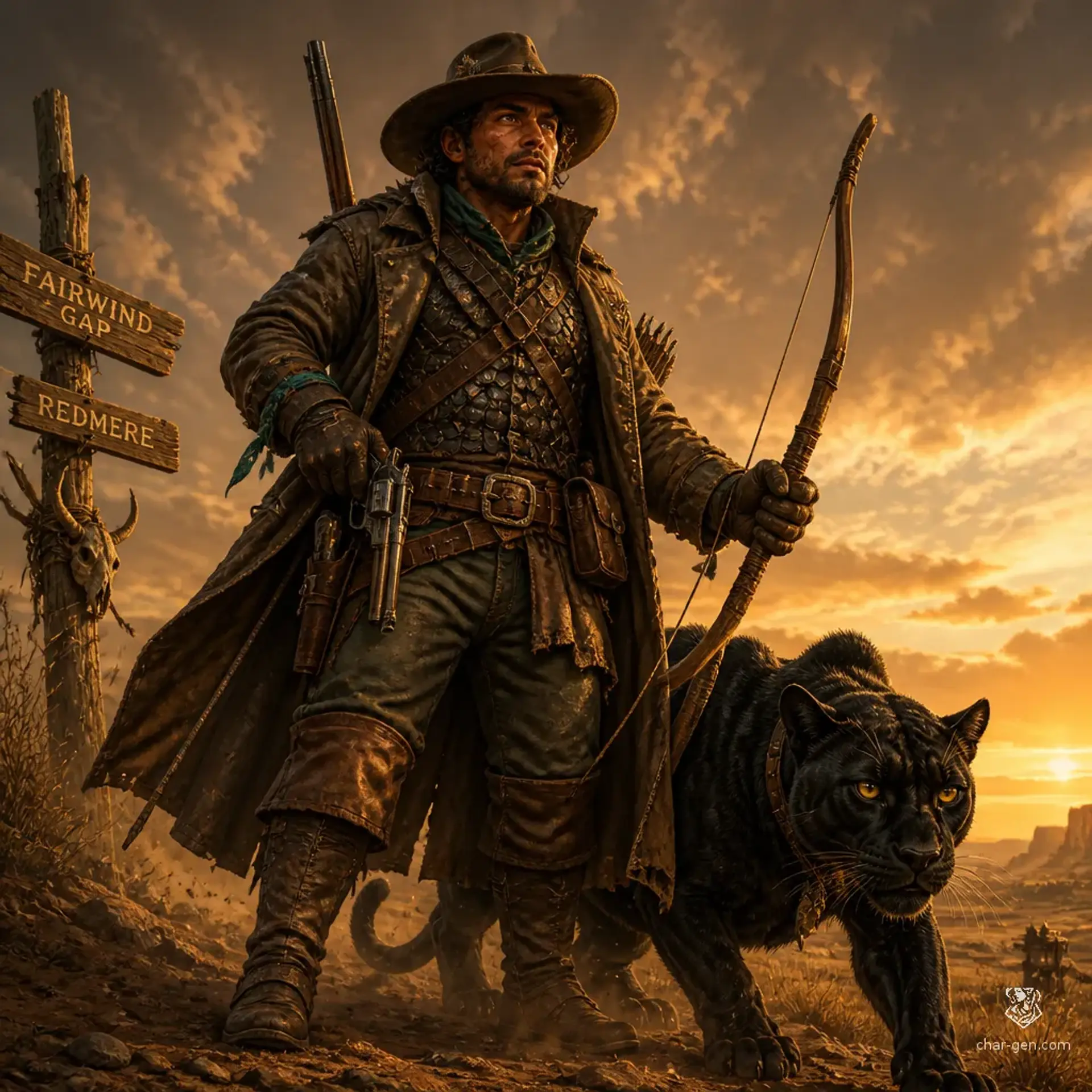 Seth Shashel - AI-generated fantasy Character