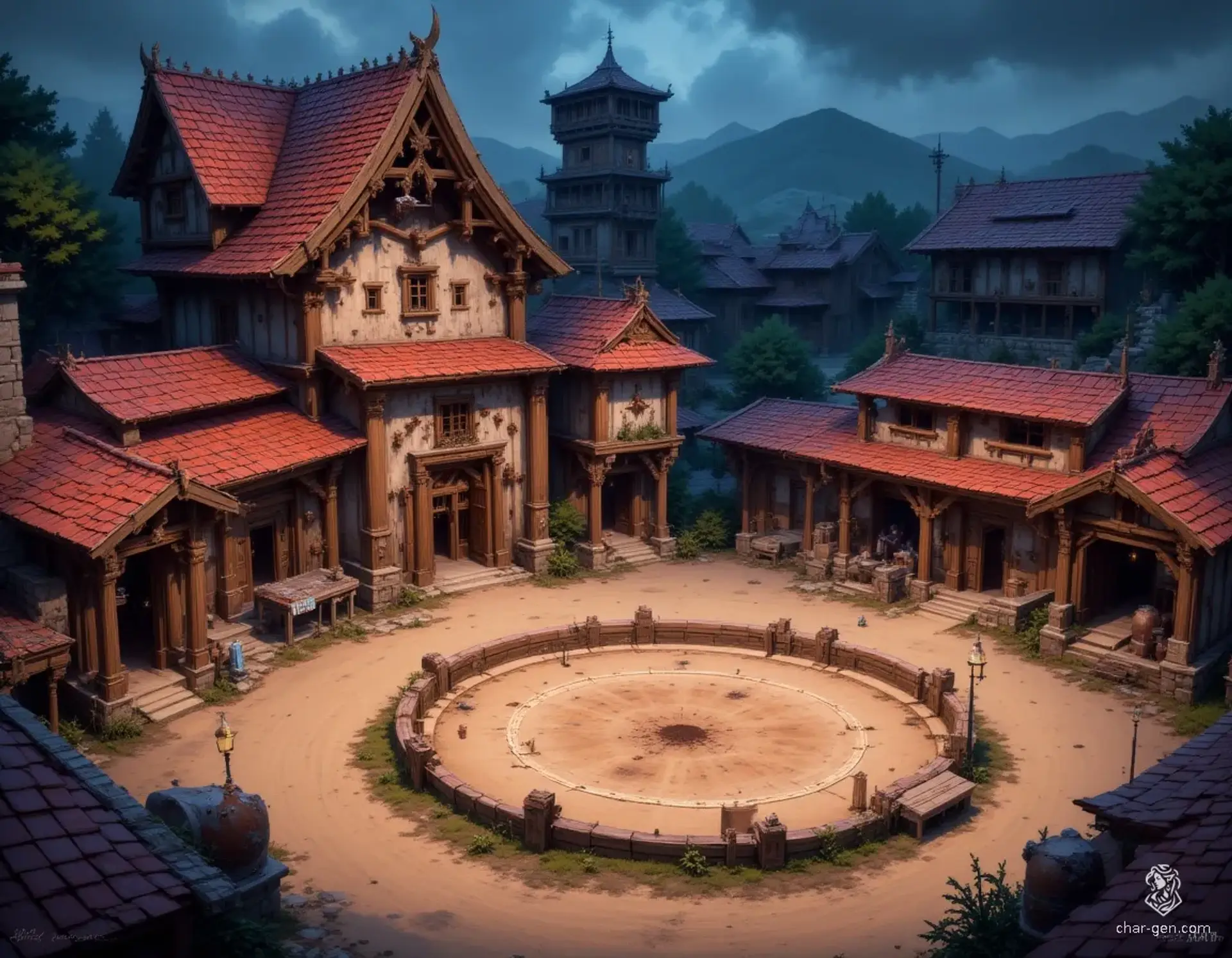 The Goliath's Tankard - AI-generated fantasy Tavern