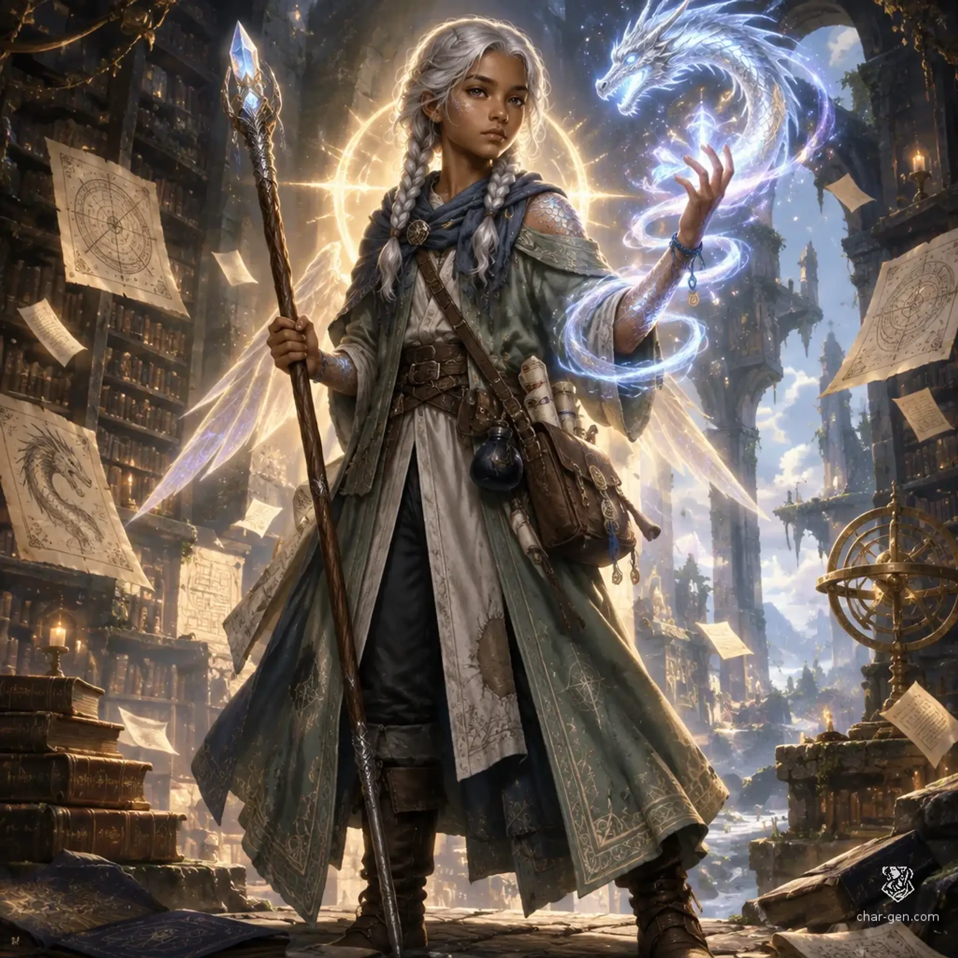 Harmony Bastion - AI-generated fantasy Character
