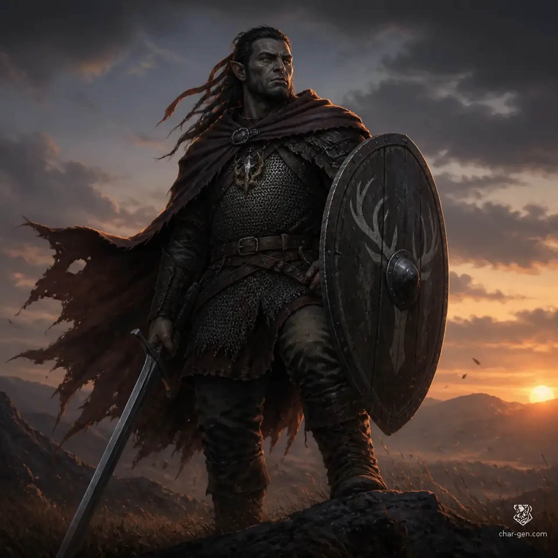 Leif Lurmamm - AI-generated fantasy Character