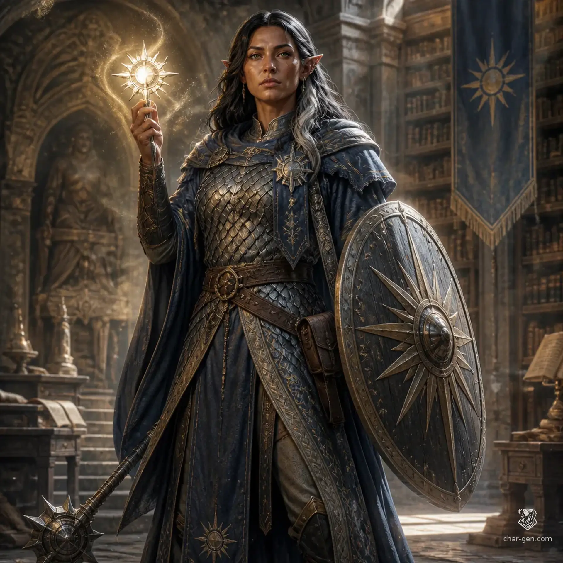 Thalindra - AI-generated fantasy Character