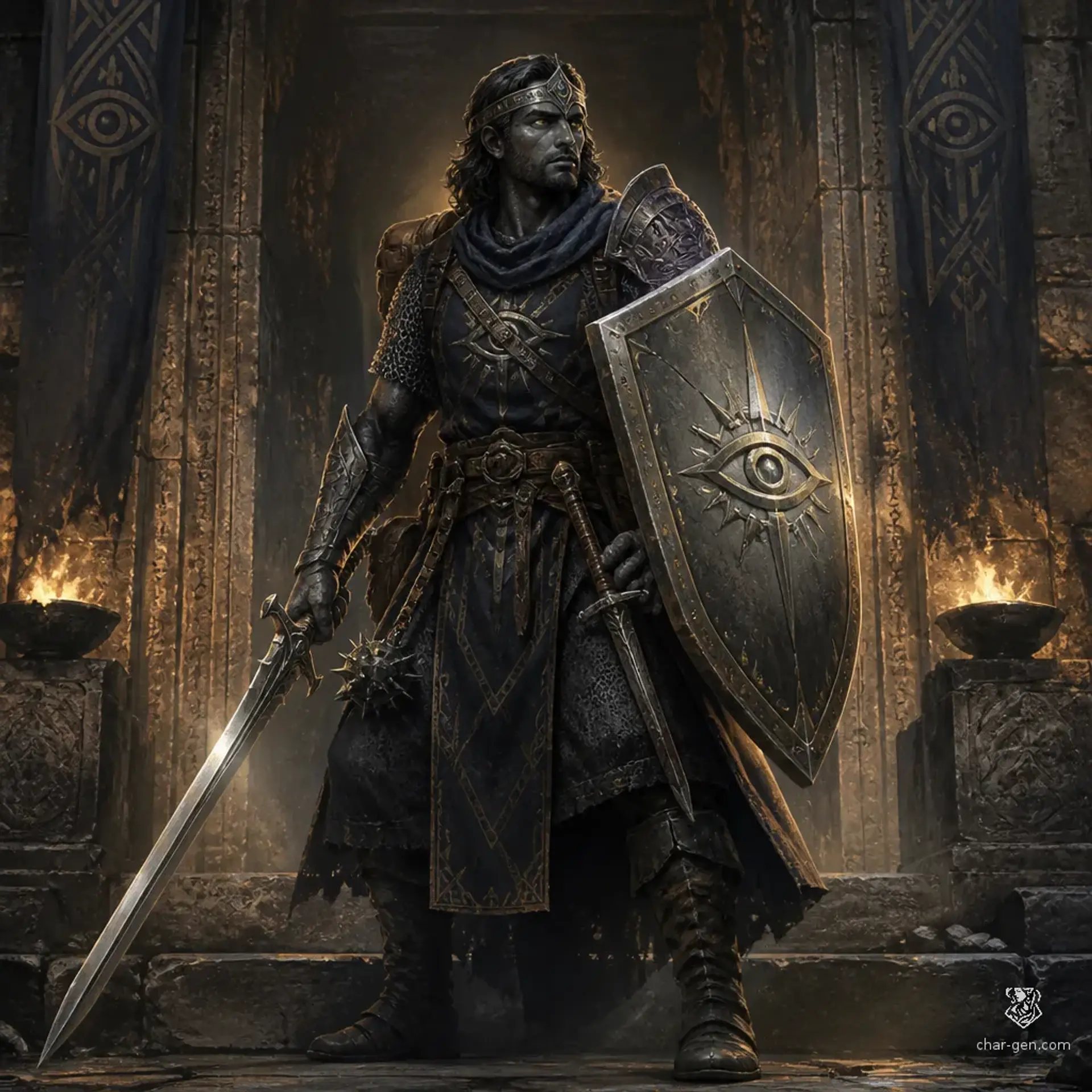 Tomyn - AI-generated fantasy Character
