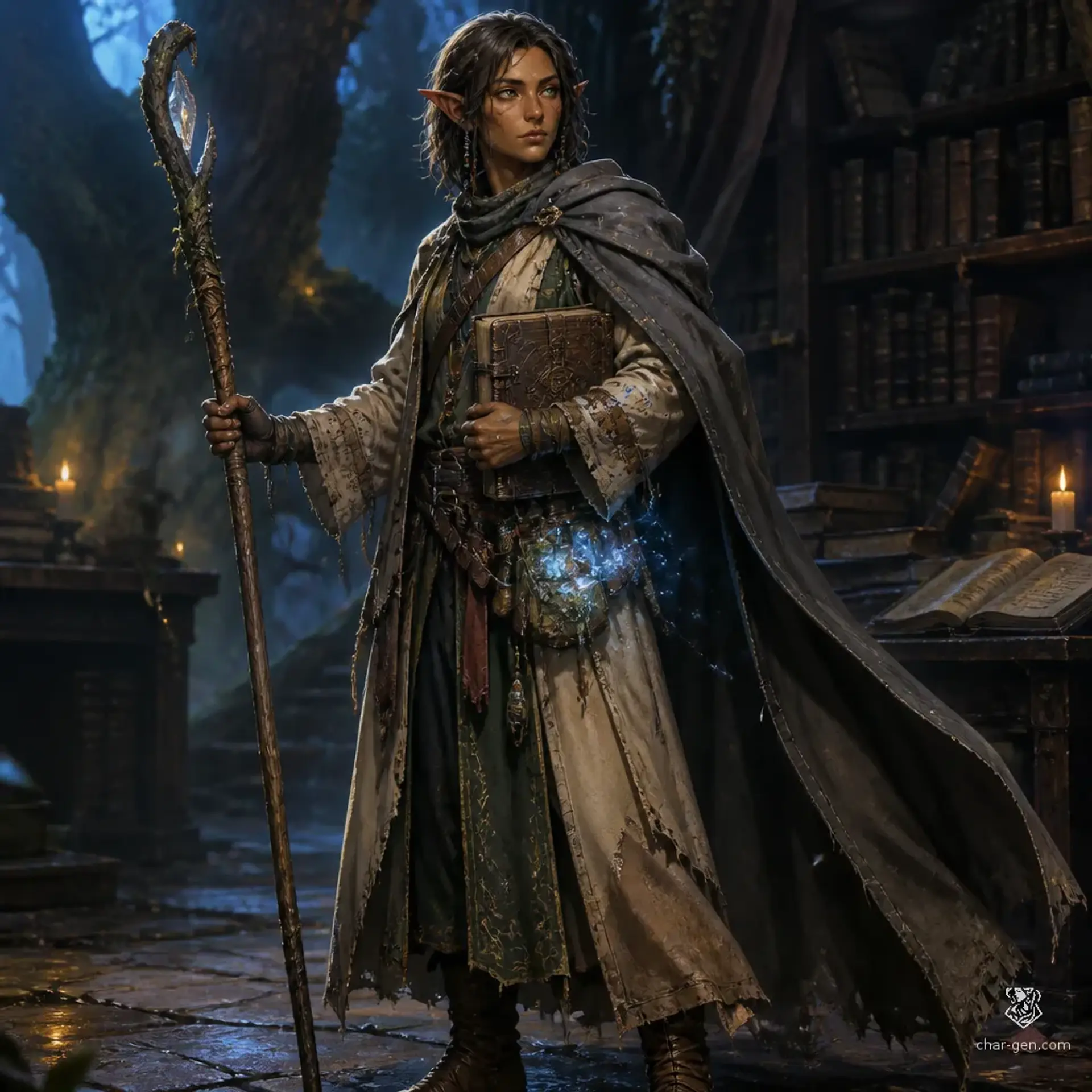 Tszeren Vey - AI-generated fantasy Character