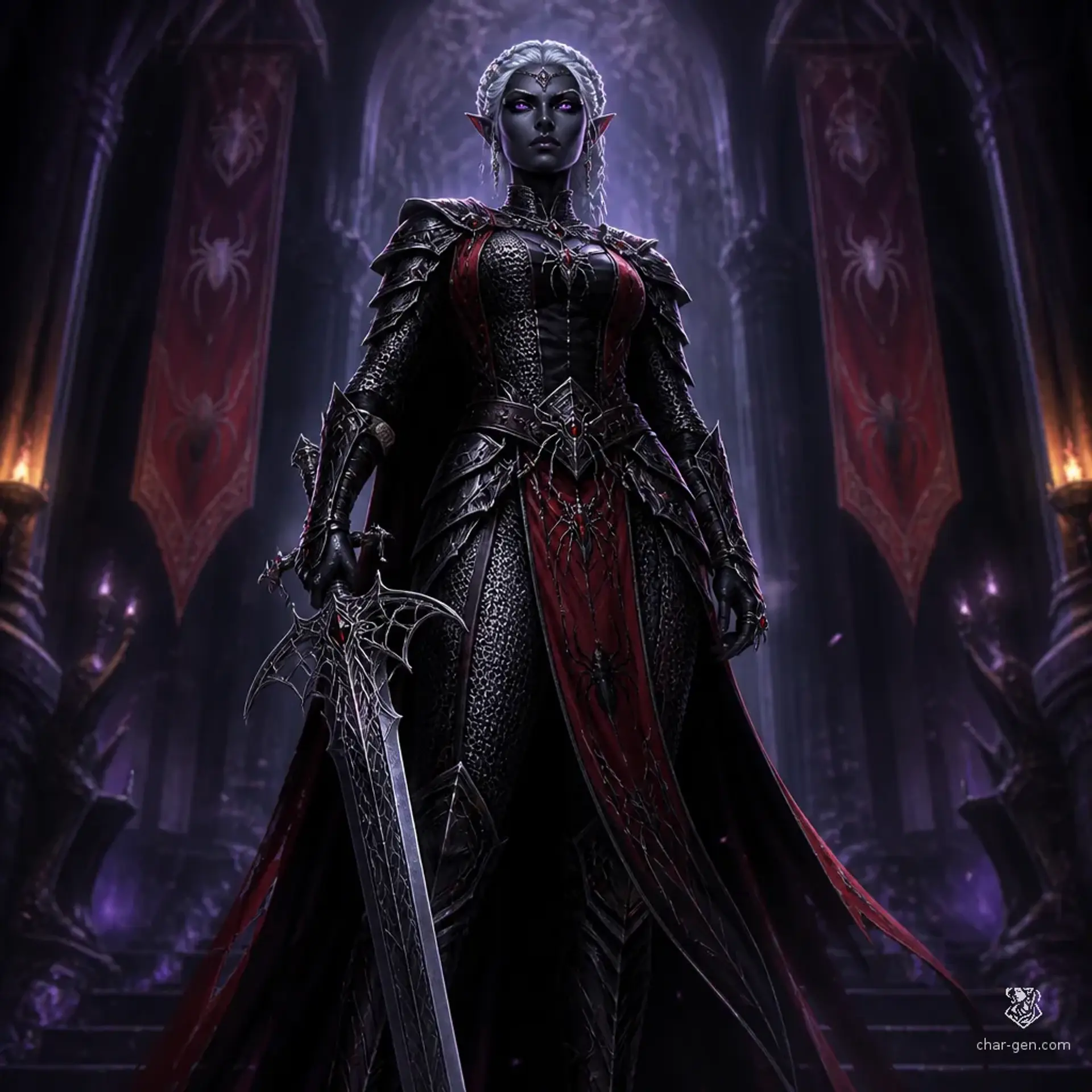 Aurelia Malice - AI-generated fantasy Character