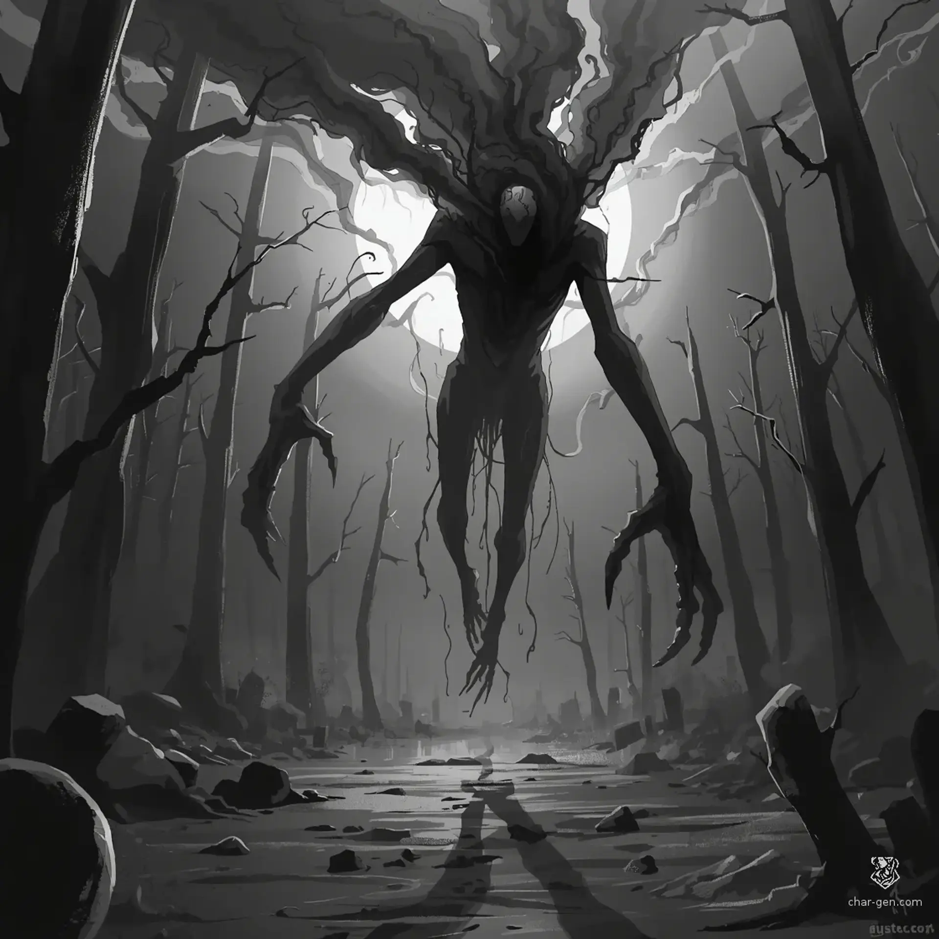 Void-Stalker Nightwalker | Fantasy Monster Generated by CharGen