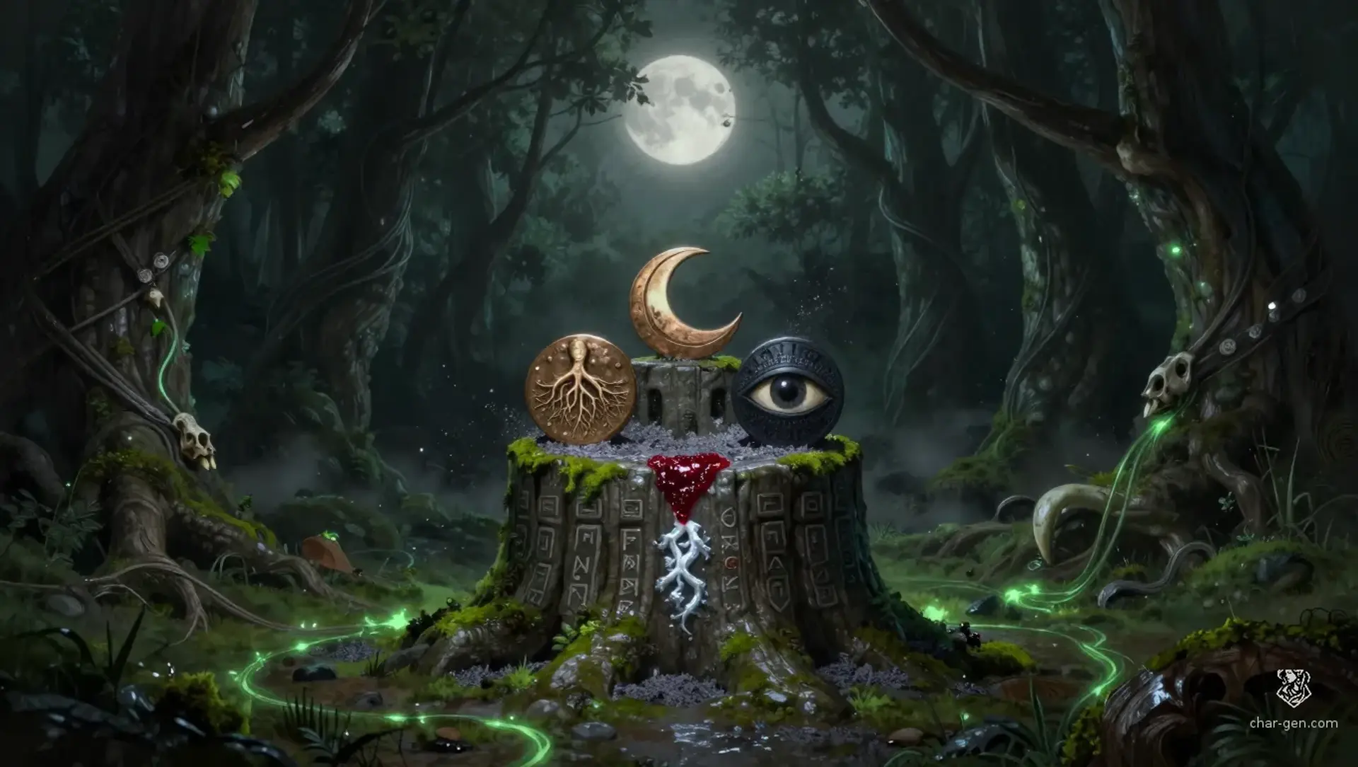 The Hollow Hart's Threefold Gate