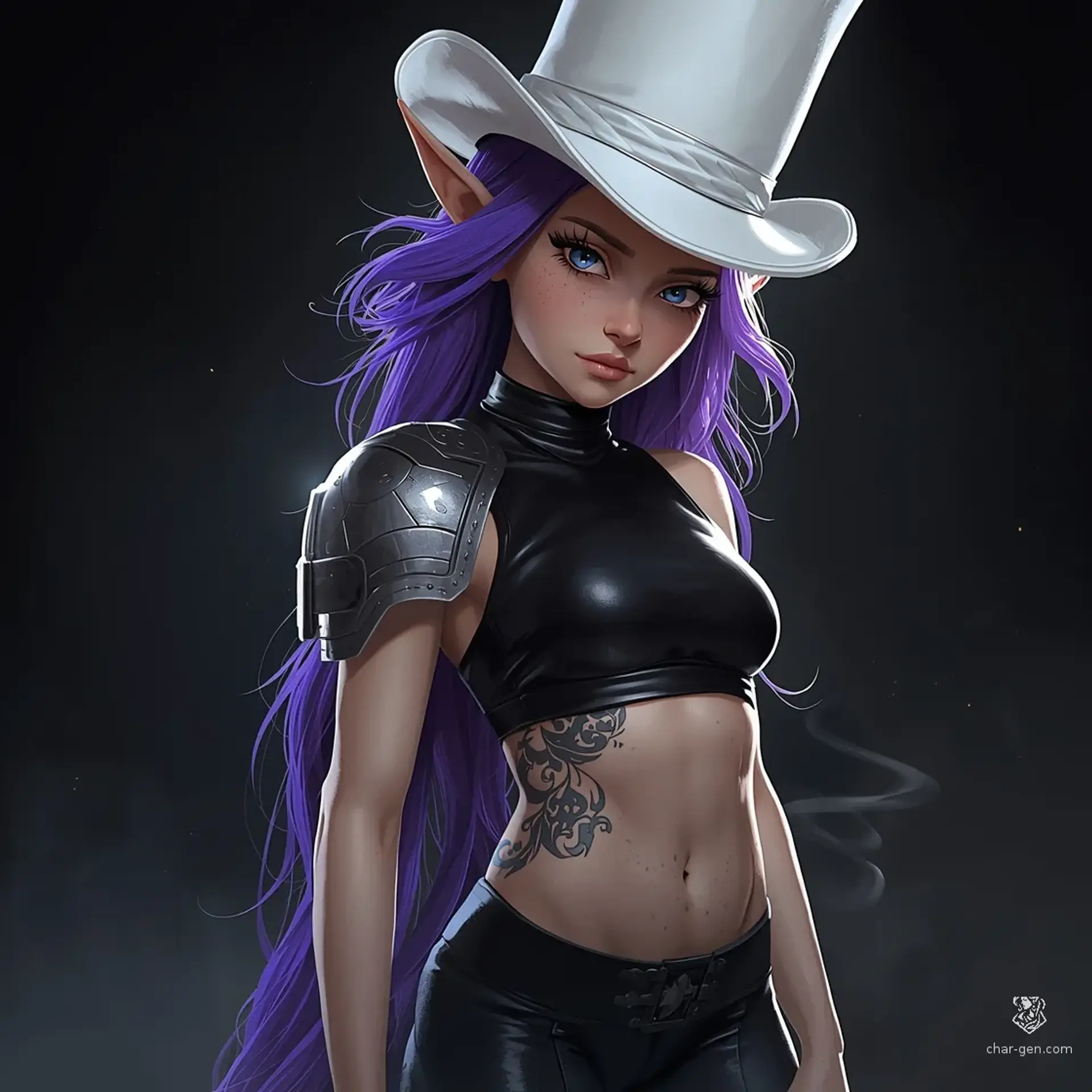 Nyra Shadowdancer - AI-generated fantasy NPC