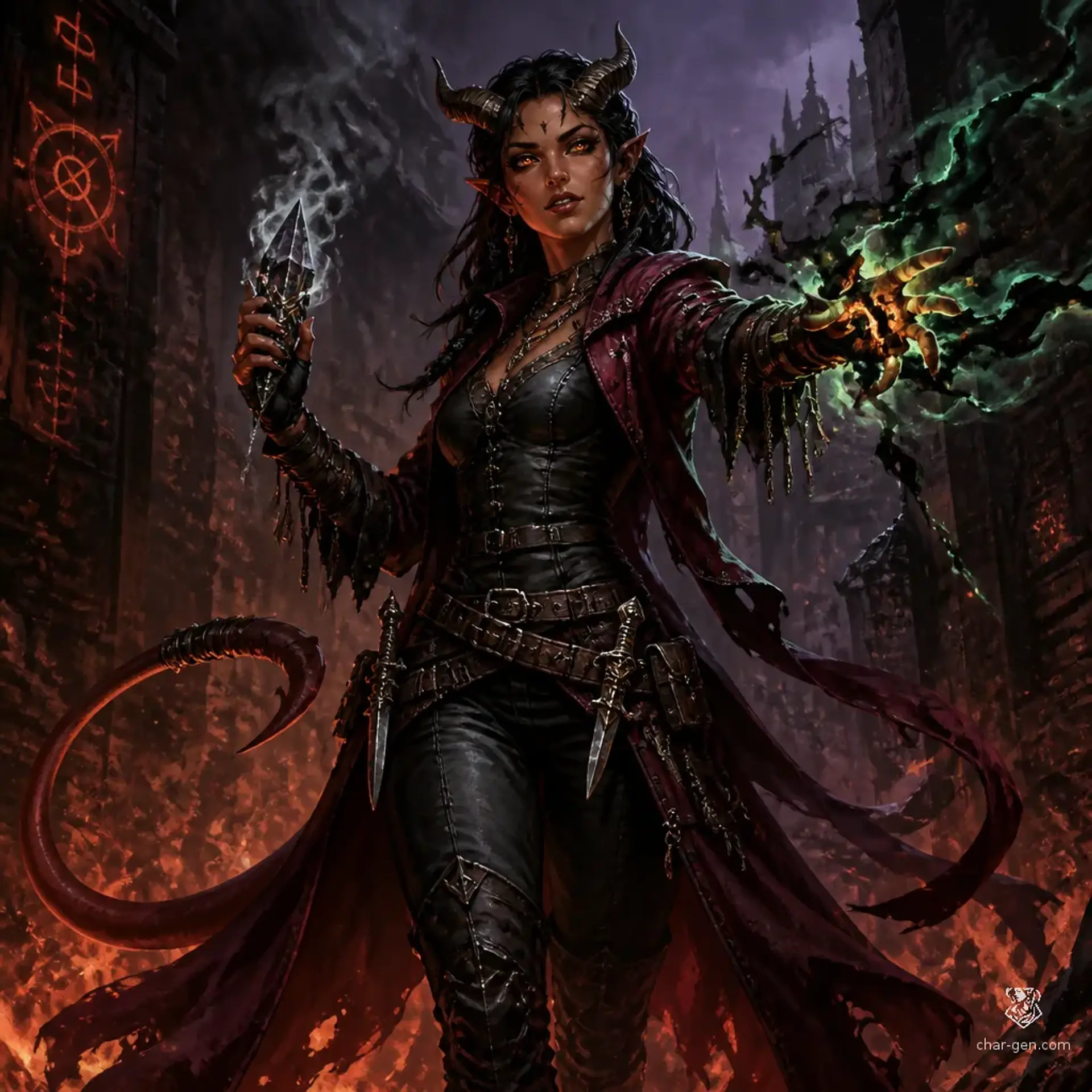 Nymira Ashveil - AI-generated fantasy Character