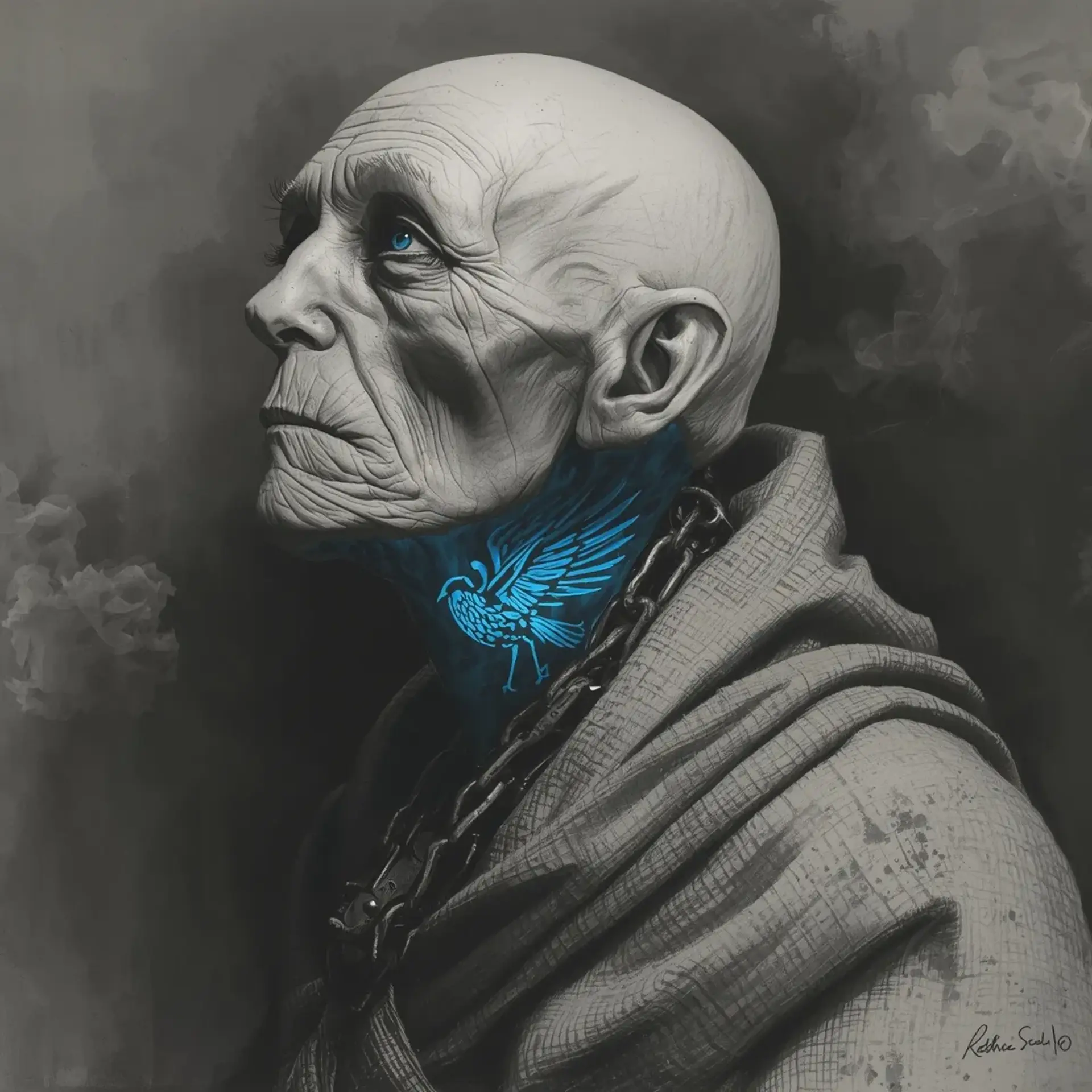 High Abbess Vora - AI-generated fantasy NPC