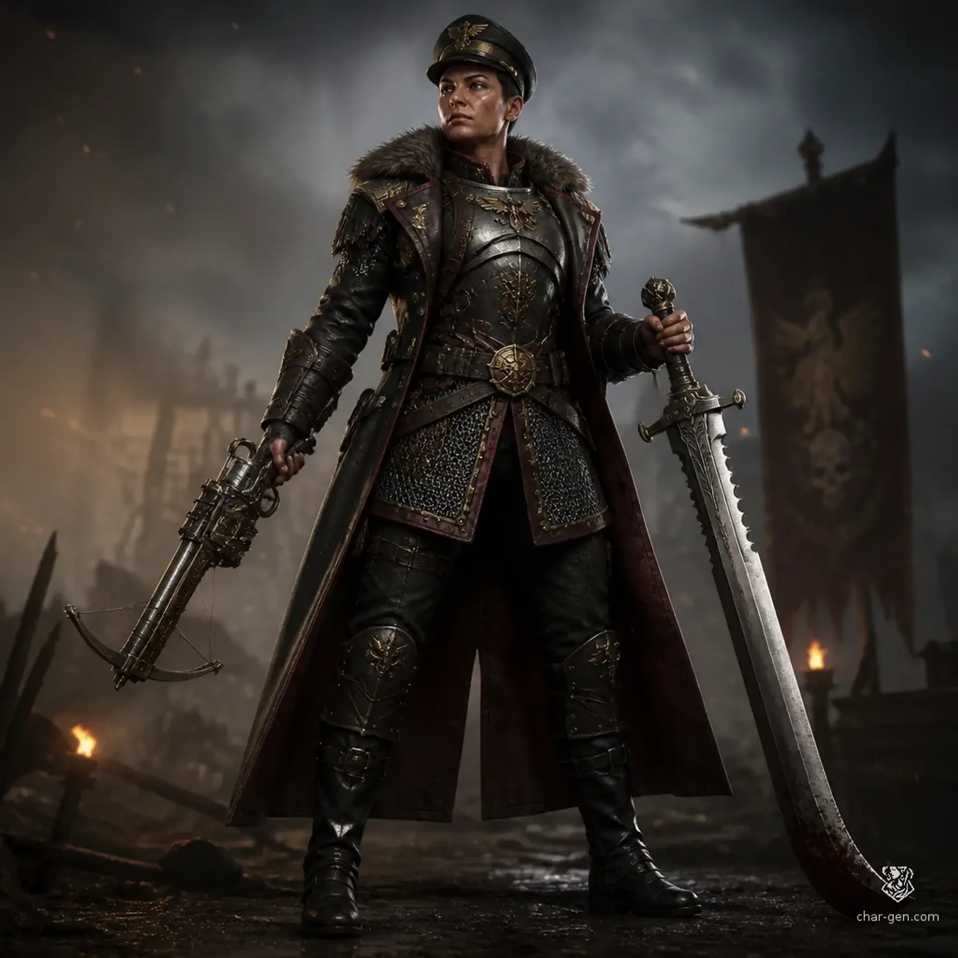 Entranzia Graves - AI-generated fantasy Character
