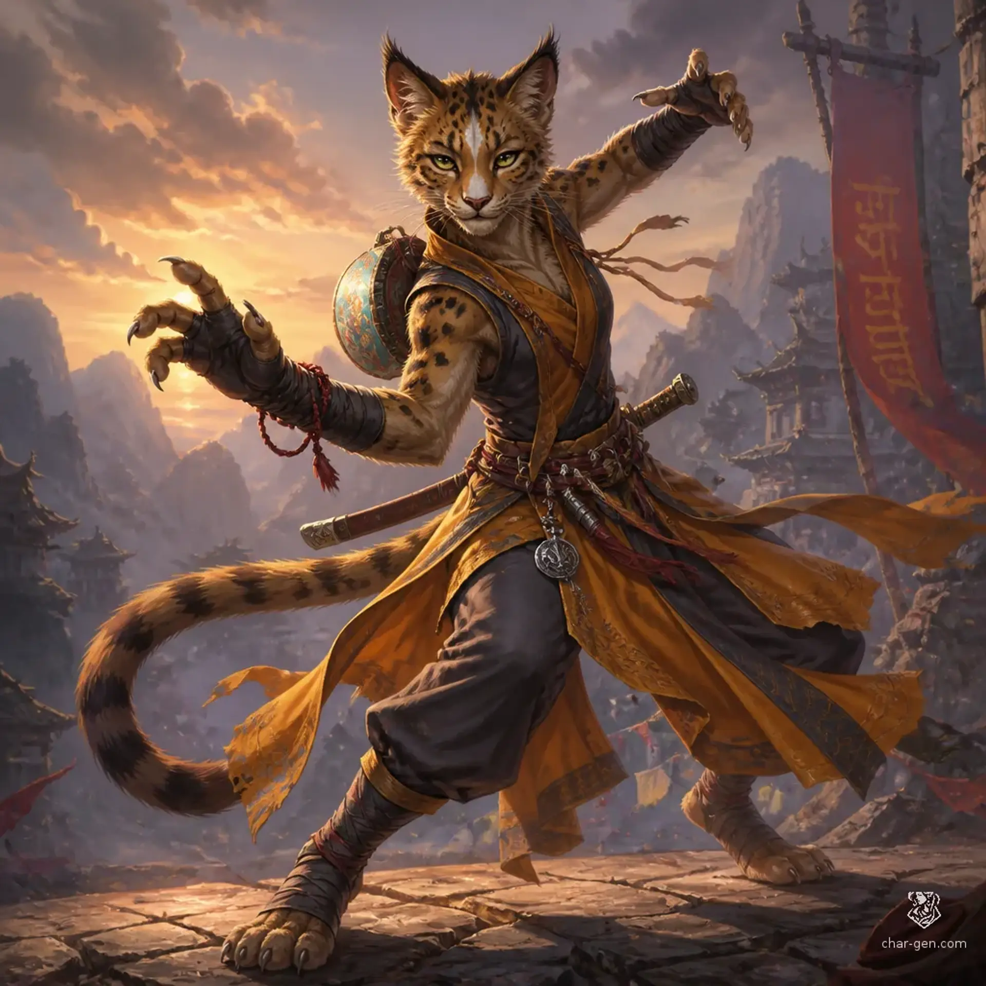 Khoraveli - AI-generated fantasy Character