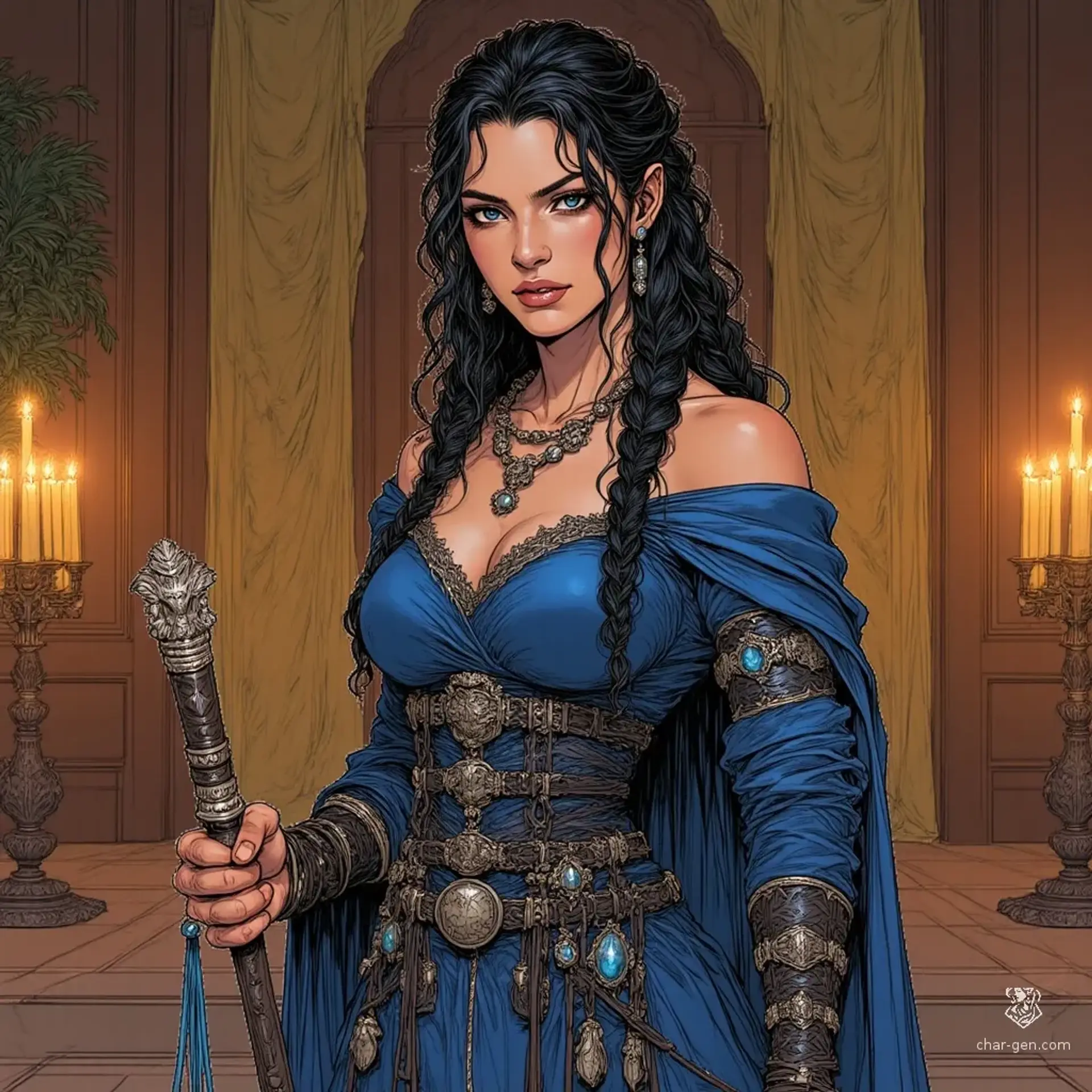Lysa of Witley - AI-generated fantasy NPC