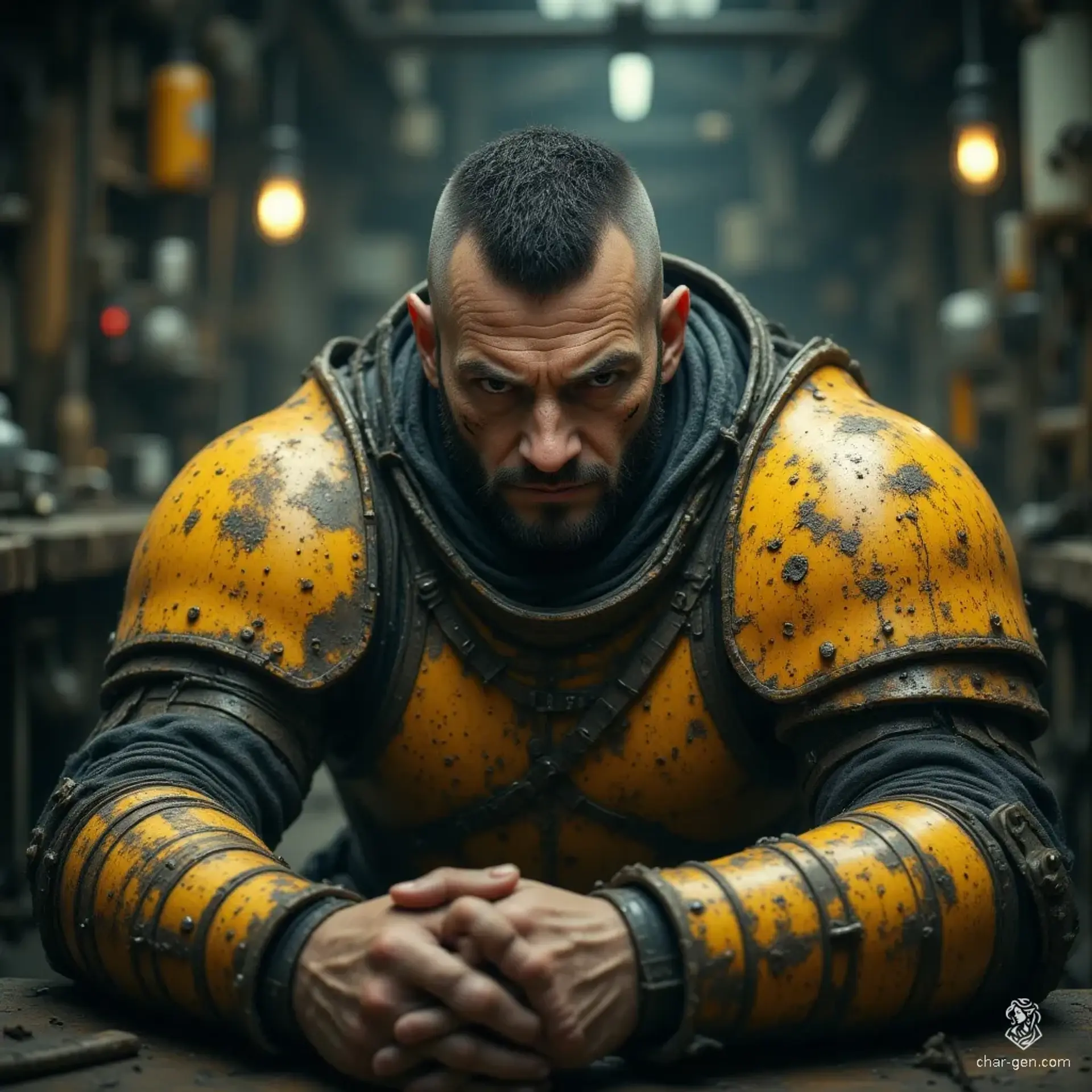 Iron Orchid Armory - AI-generated fantasy Shop