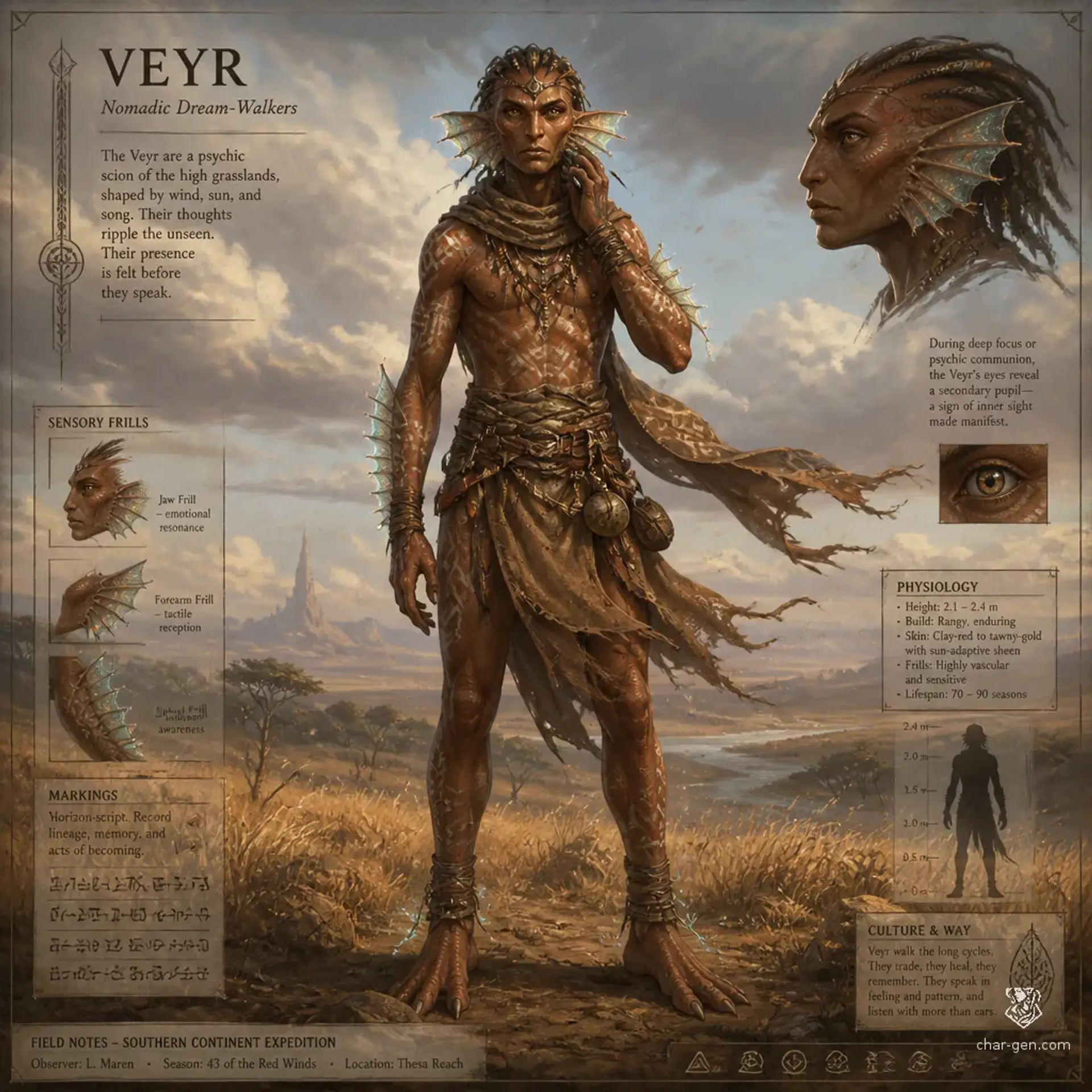 Veyr - AI-generated fantasy Species