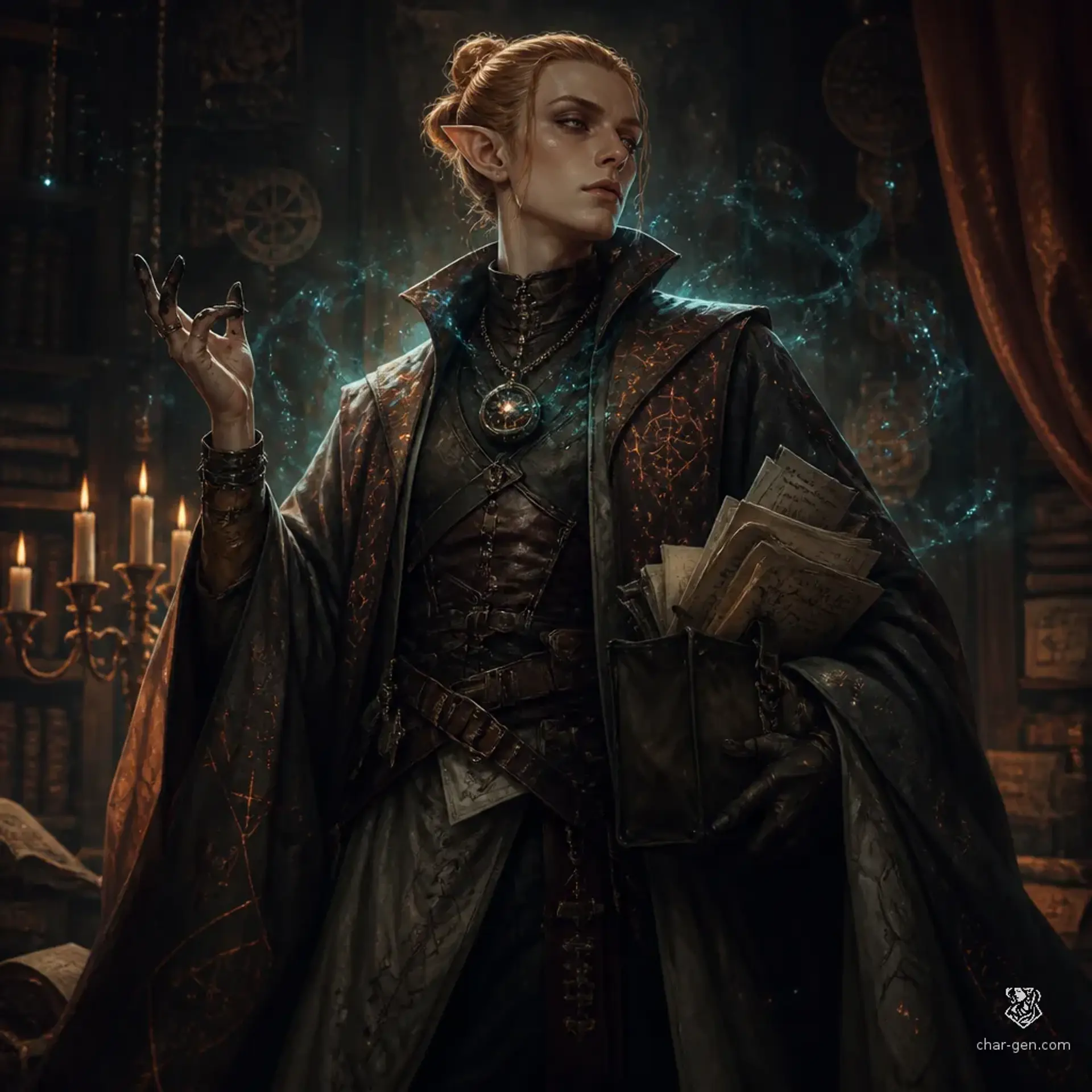 Aelion Vale - AI-generated fantasy Character