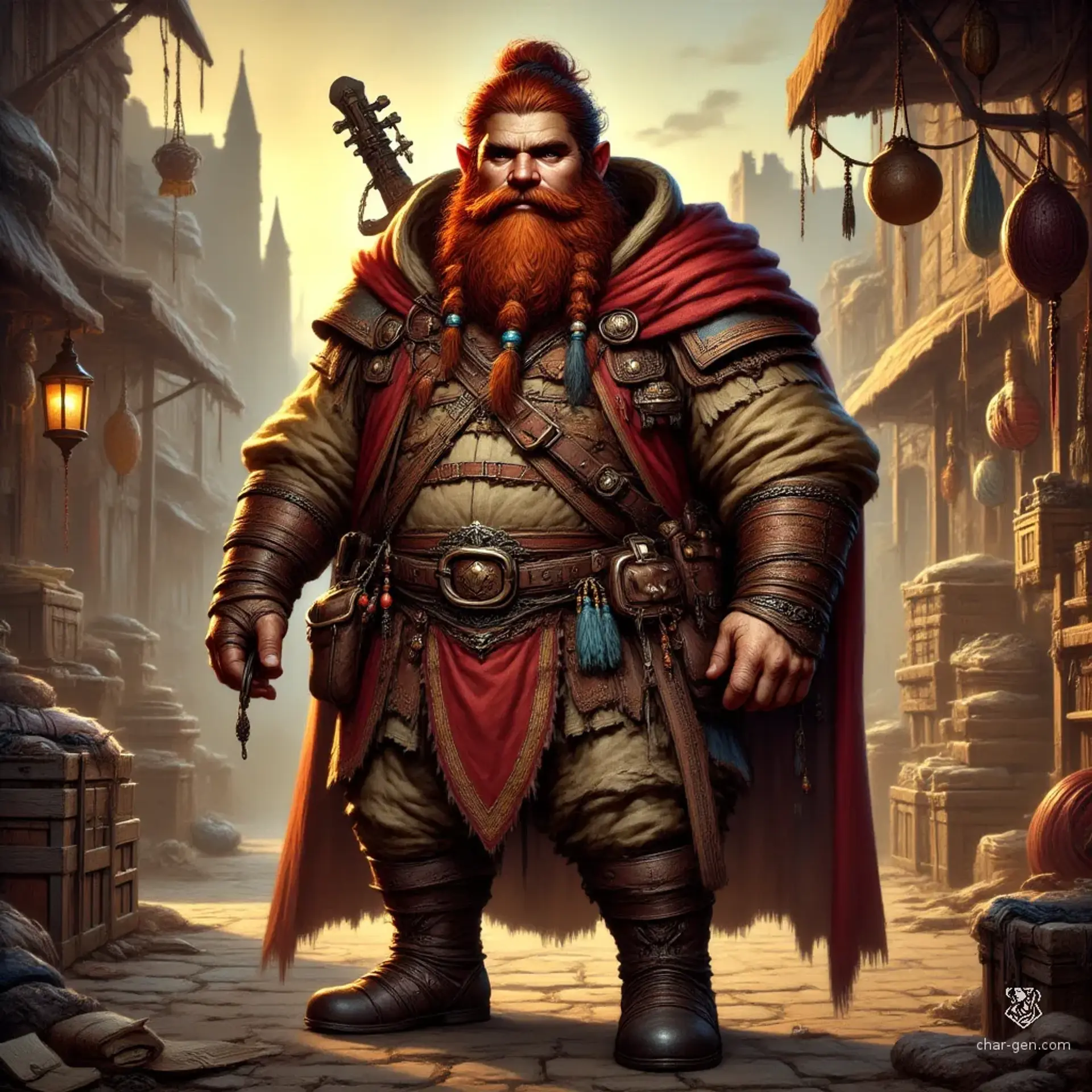 Bromli Narthbeard - AI-generated fantasy NPC