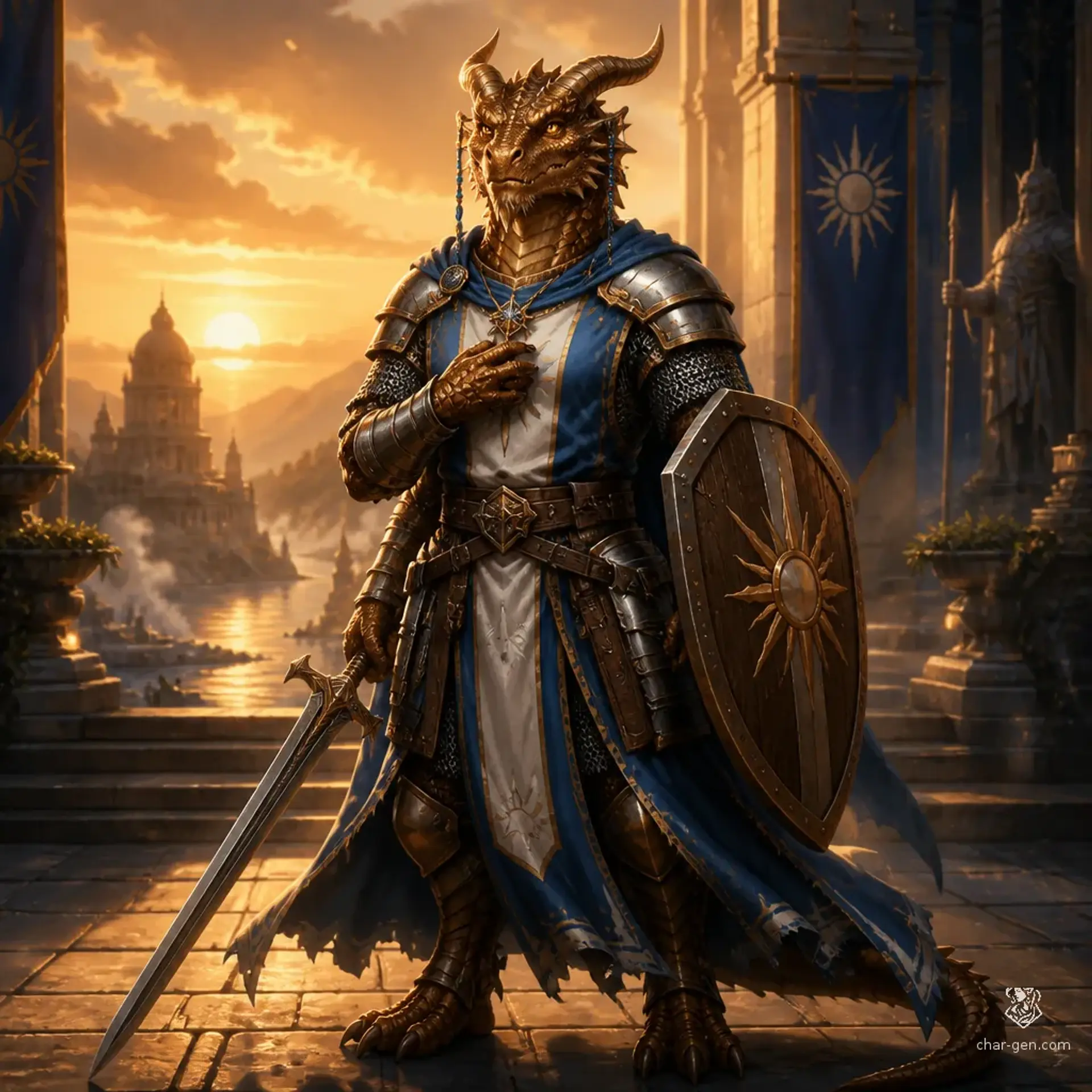 Naruzi - AI-generated fantasy Character