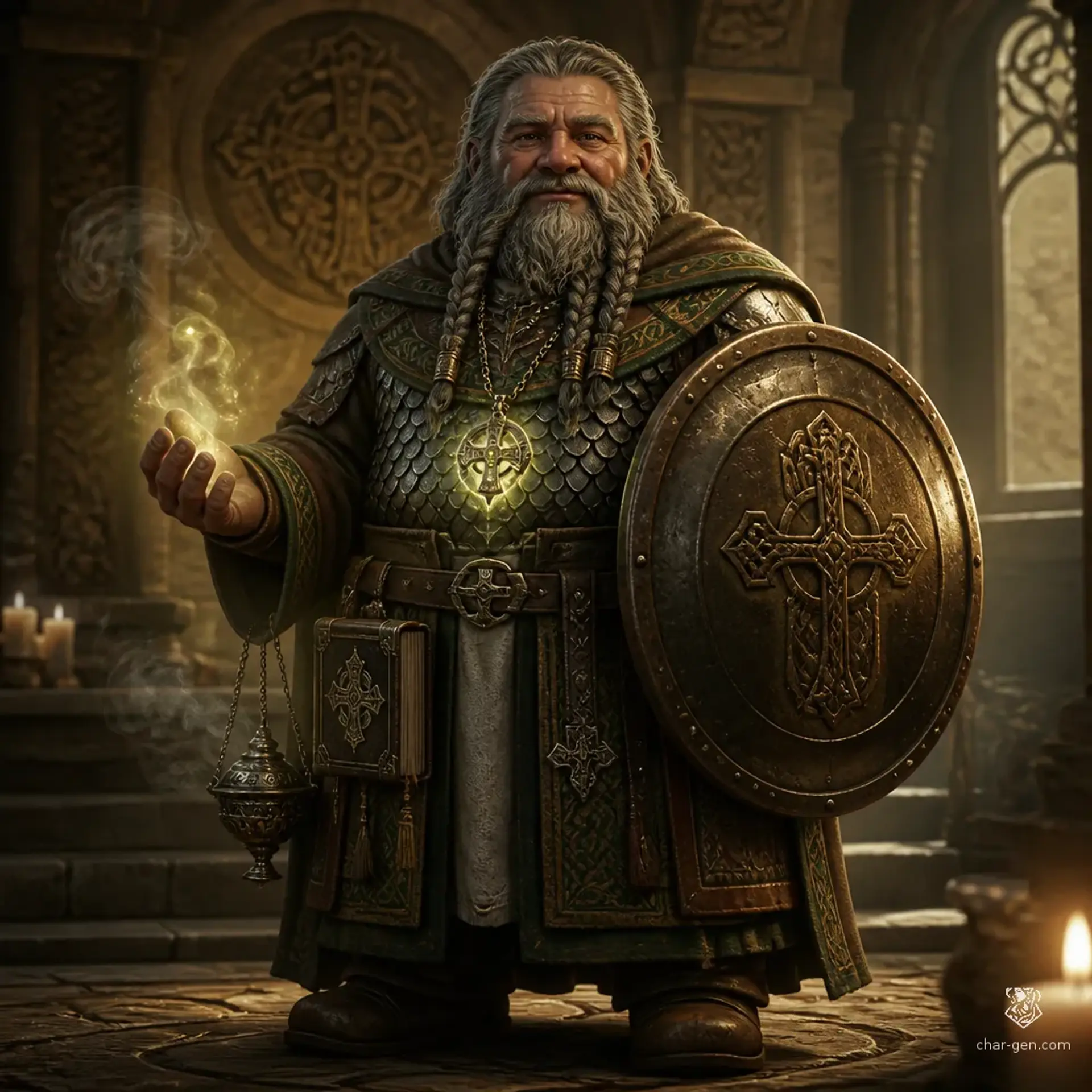 Brottin Stonepsalm - AI-generated fantasy Character