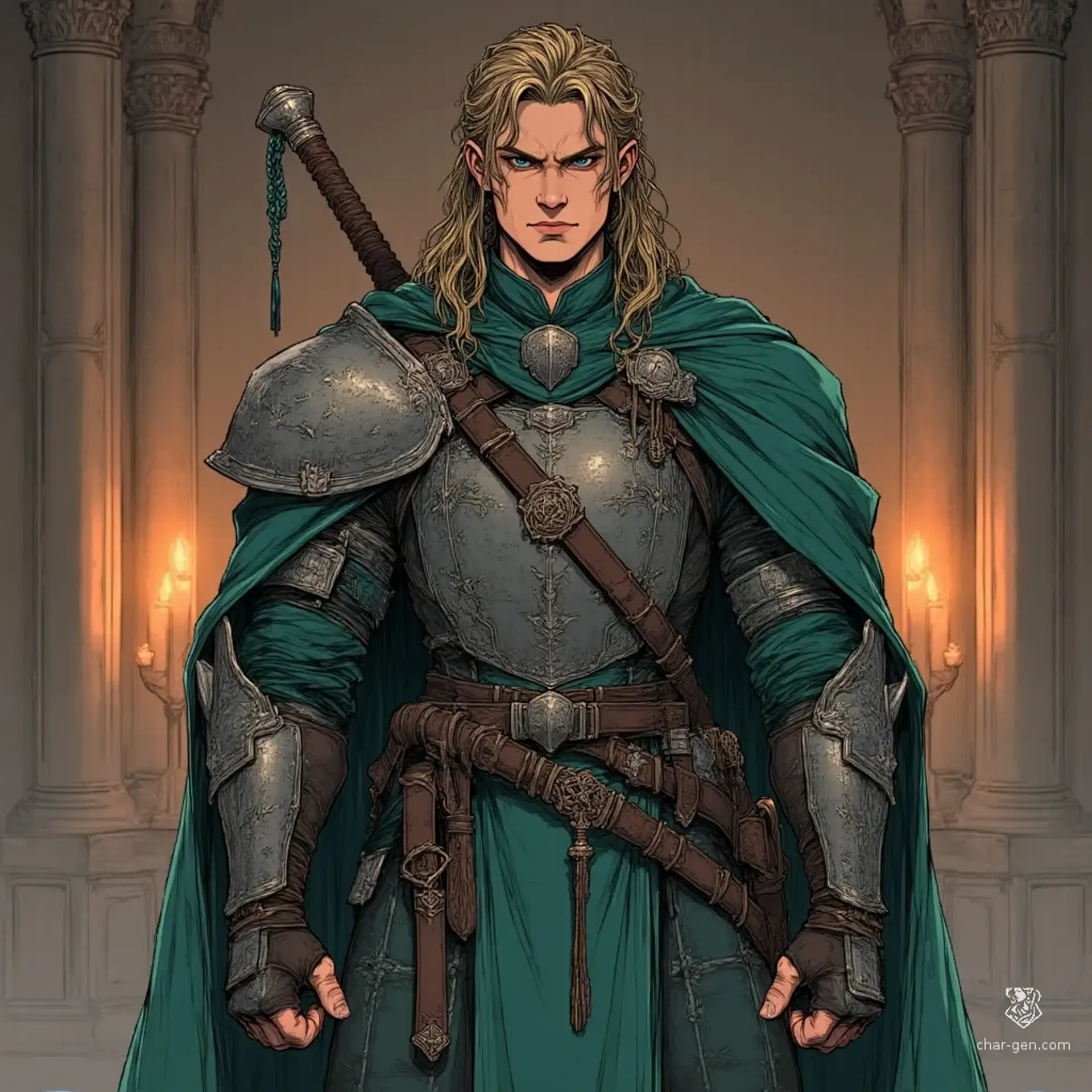 Theren Valashir - AI-generated fantasy NPC