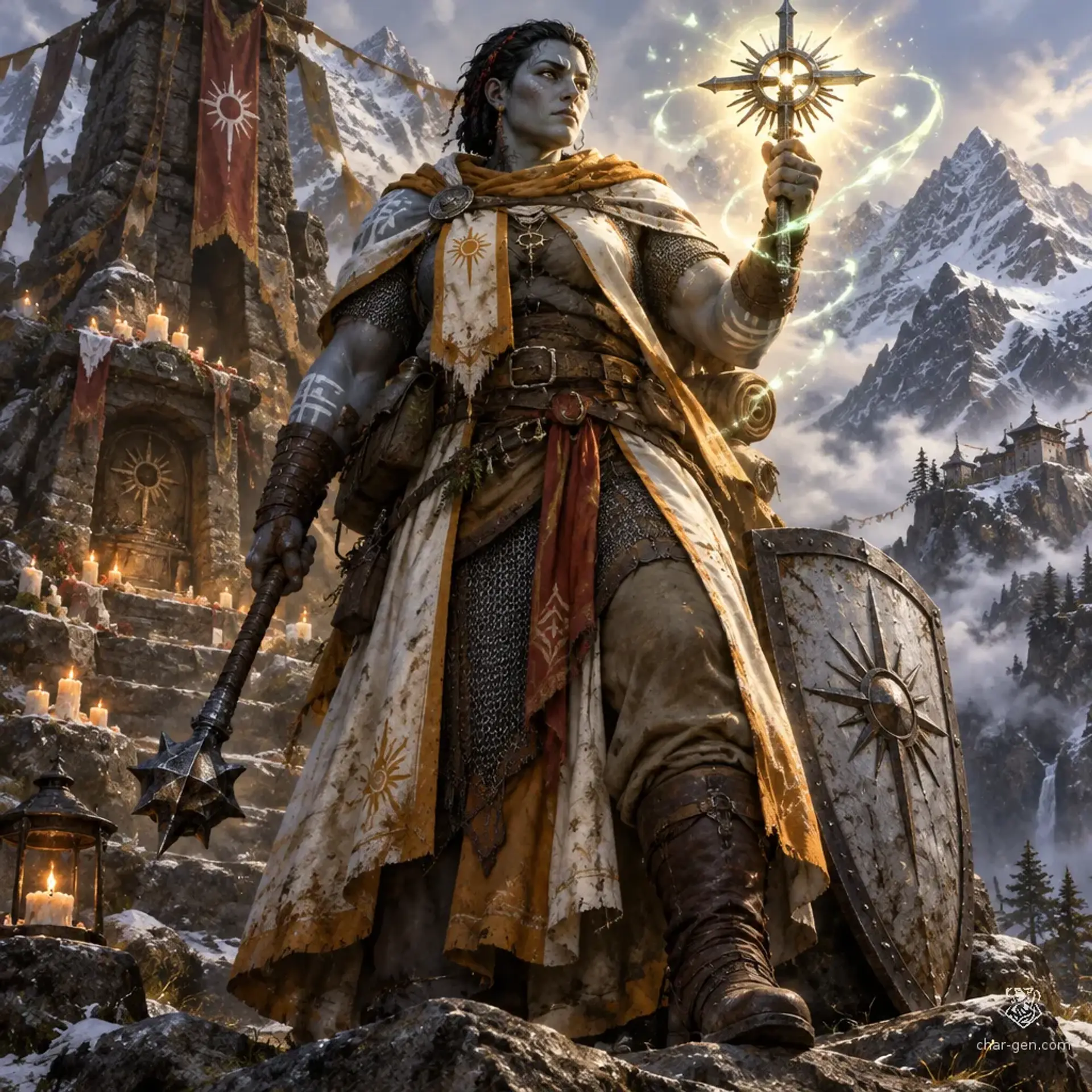 Mikatz Korr - AI-generated fantasy Character