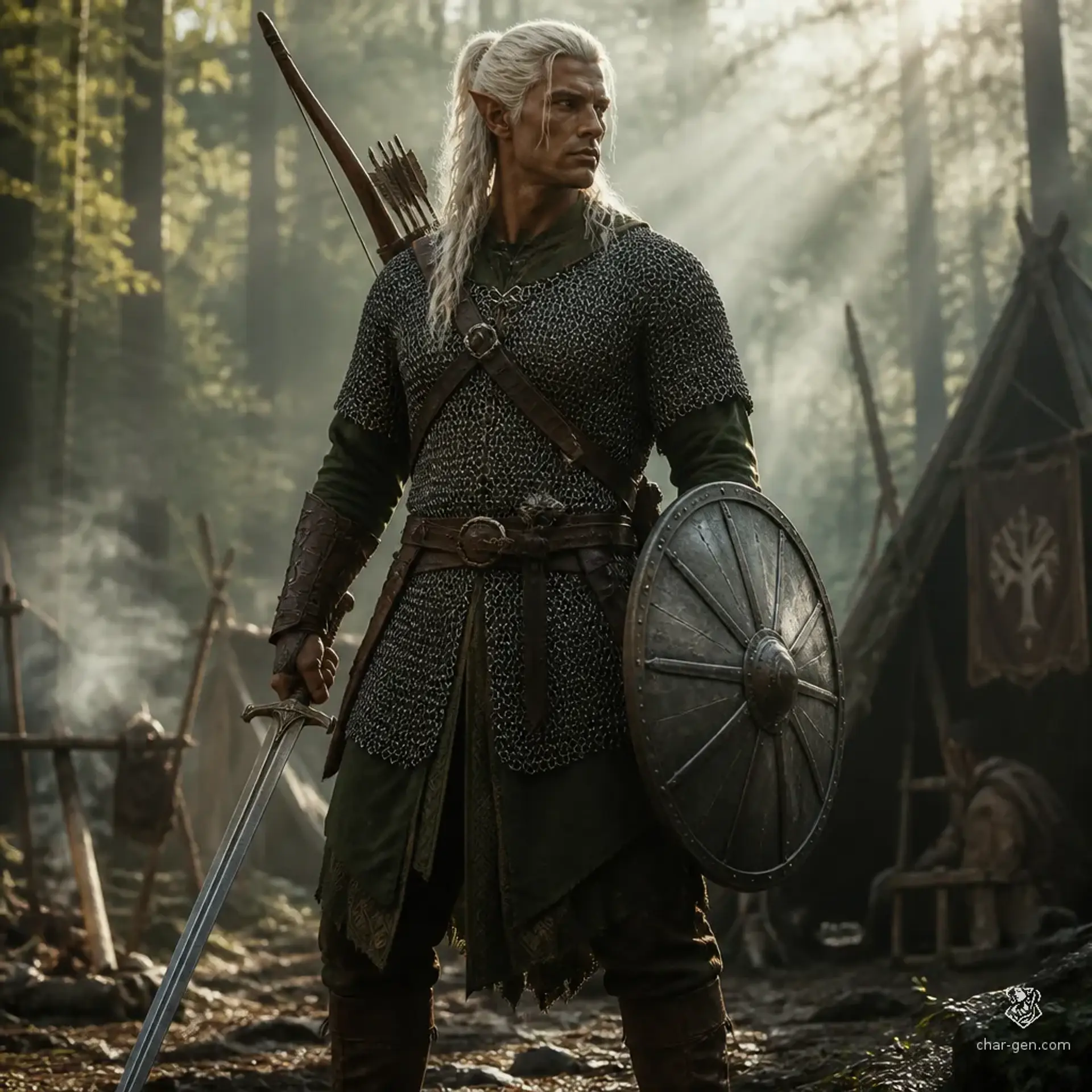 Seelina Gano - AI-generated fantasy Character