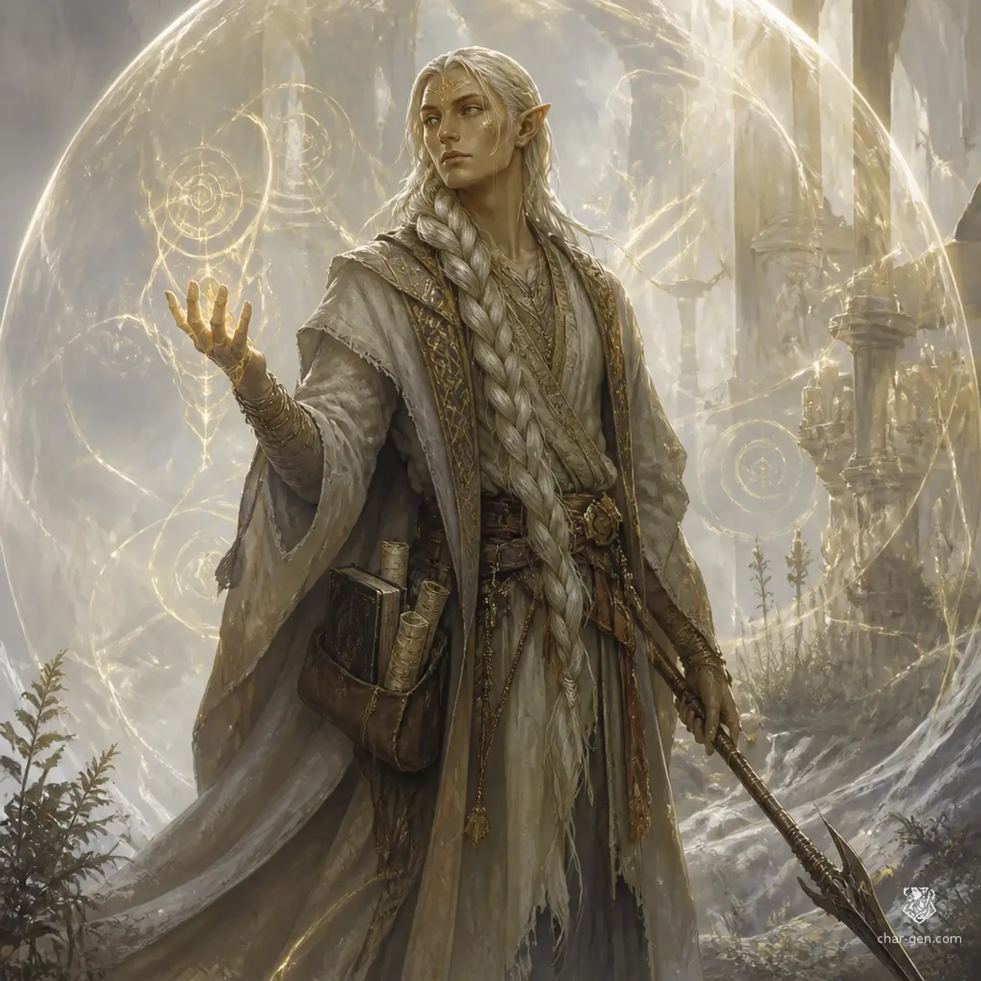 Aeralis Vey - AI-generated fantasy Character