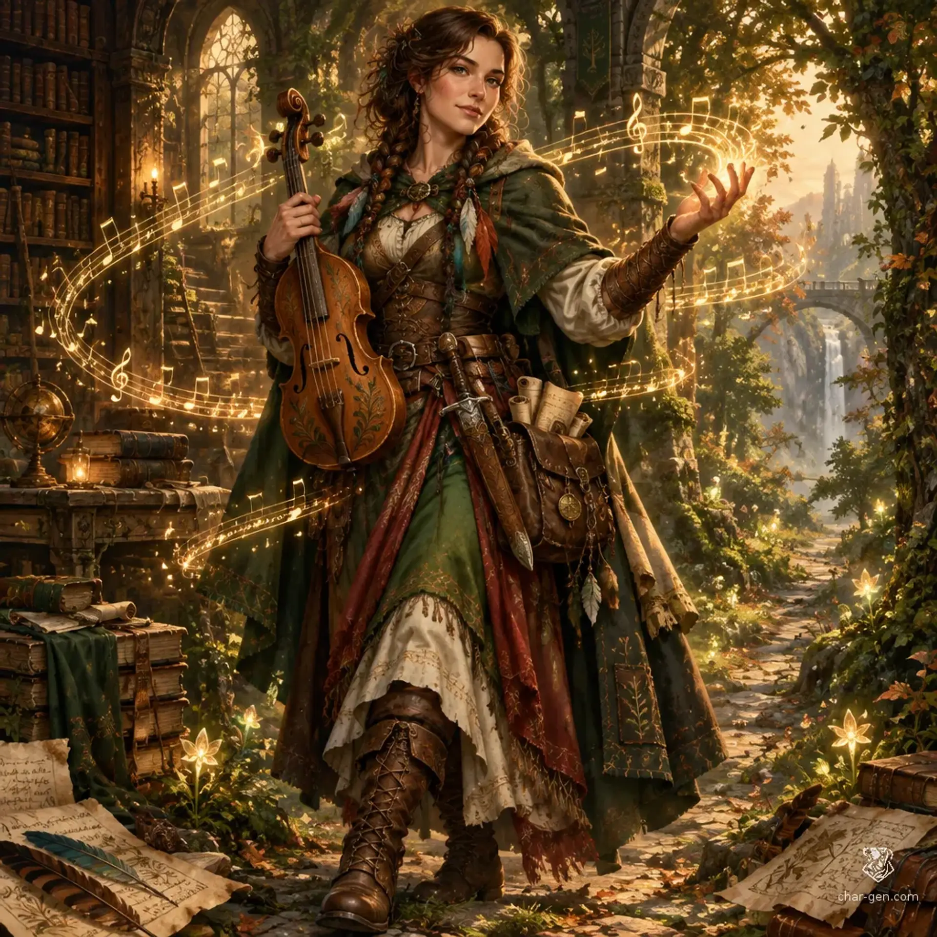 Terri-Leigh Kelly - AI-generated fantasy Character
