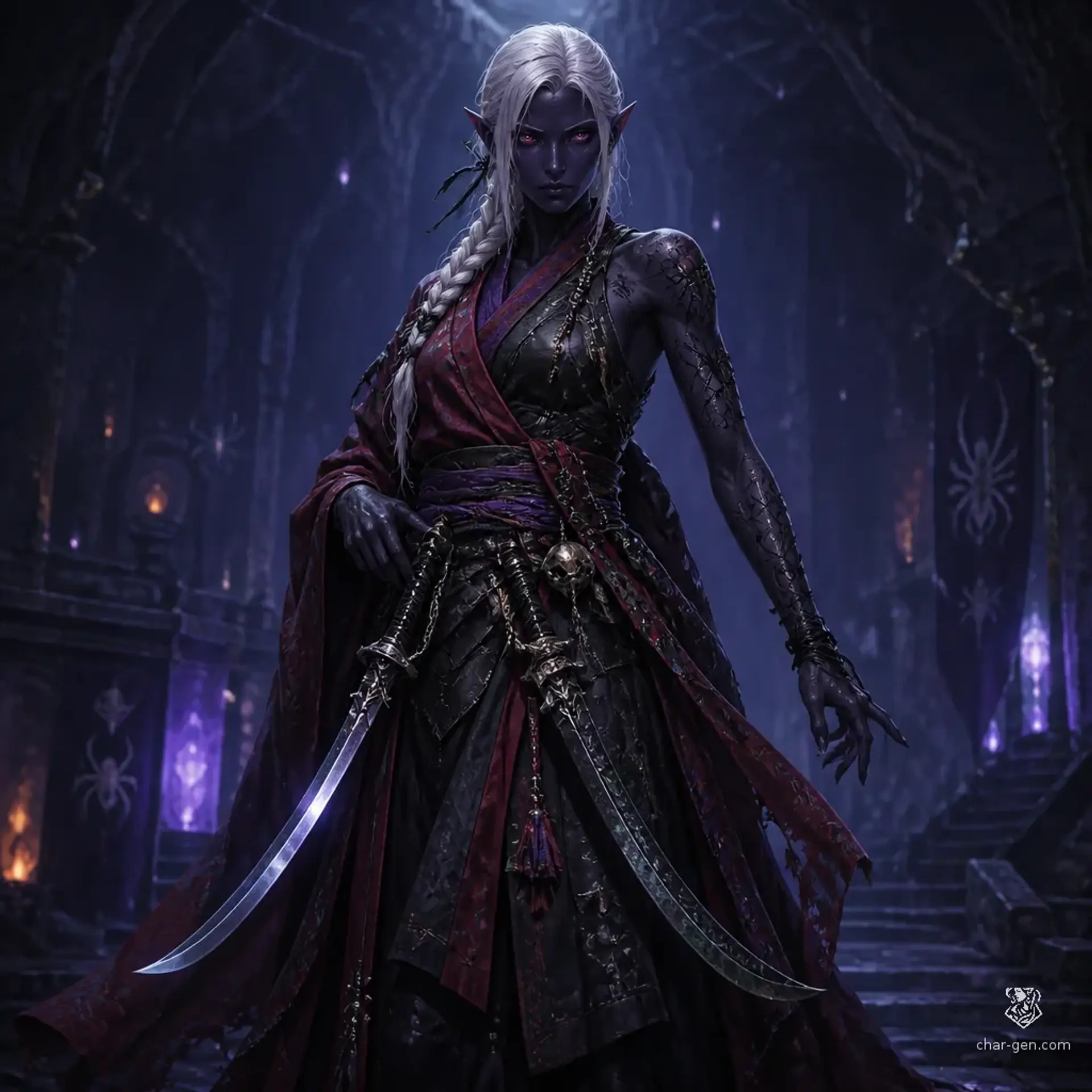 Malice - AI-generated fantasy Character