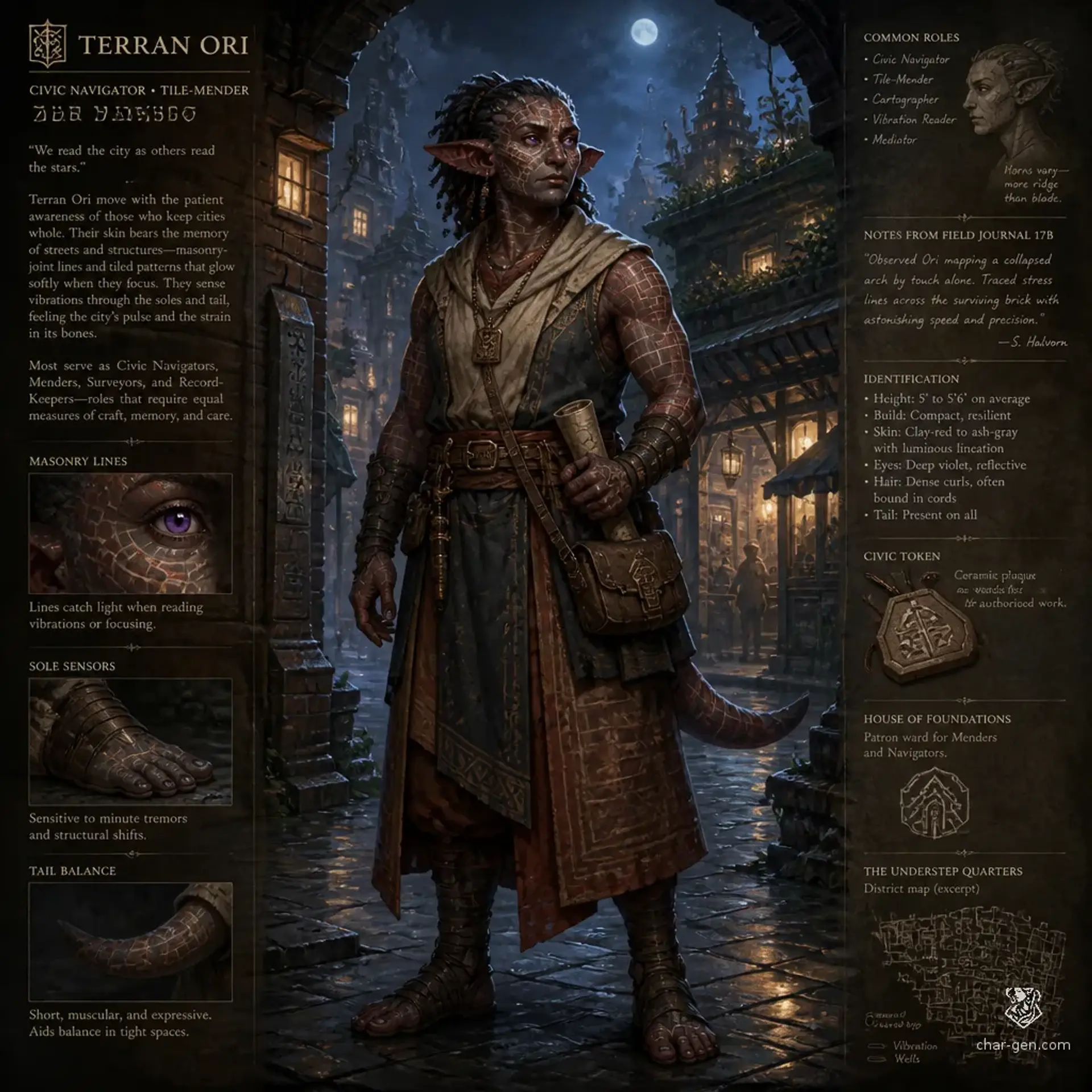 Latticefolk - AI-generated fantasy Species