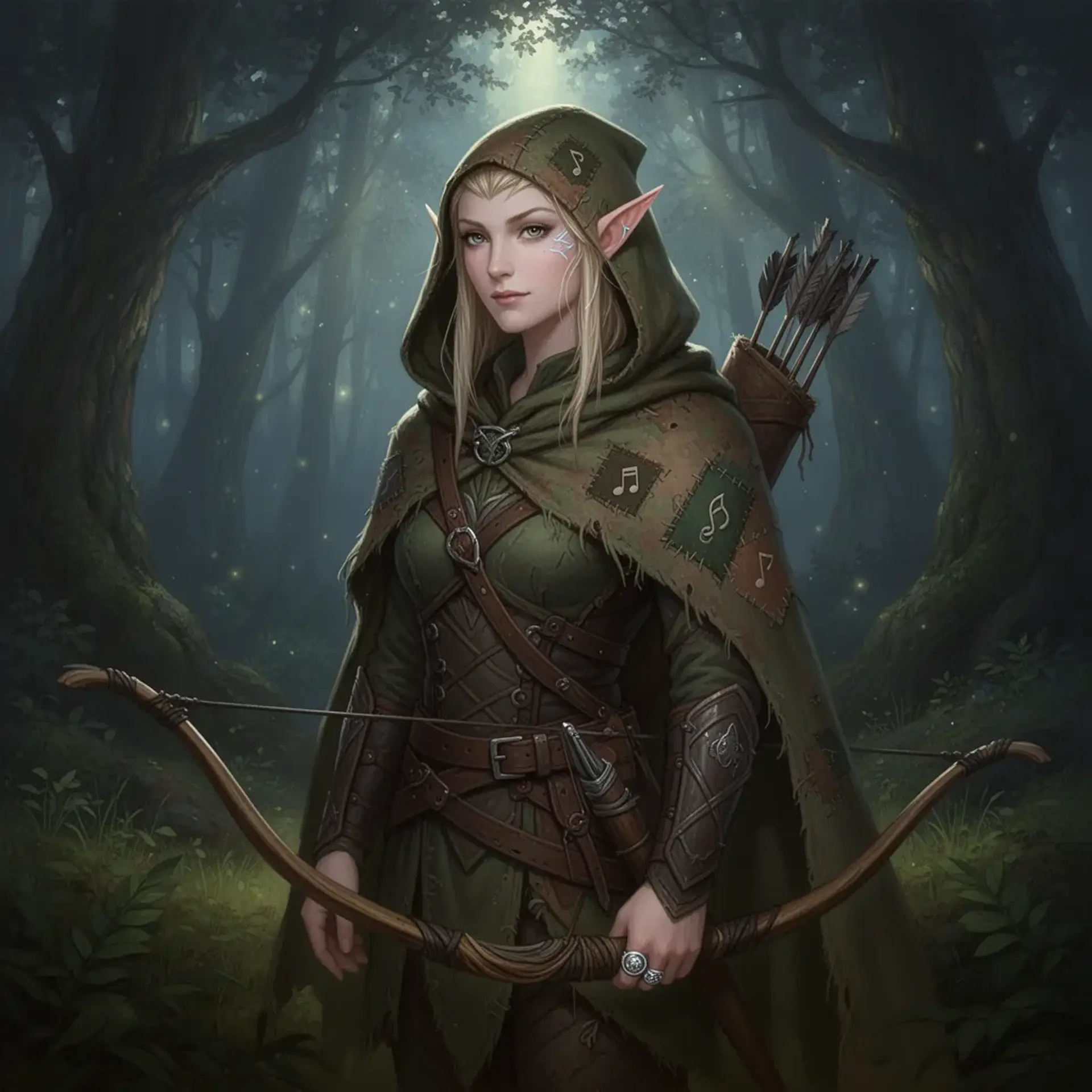 Elara Moonsong - AI-generated fantasy NPC