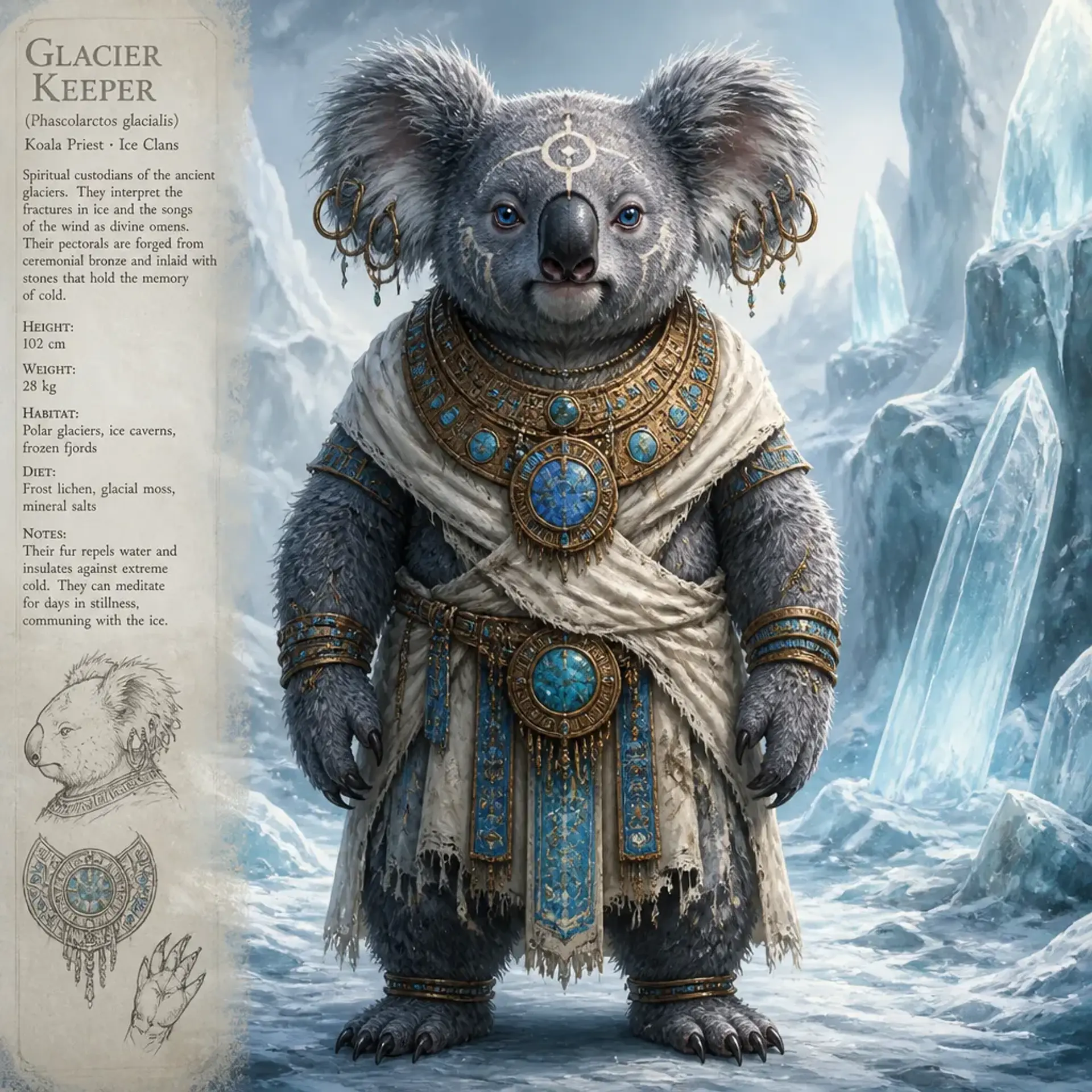 Cryos-Kolypten - AI-generated fantasy Species