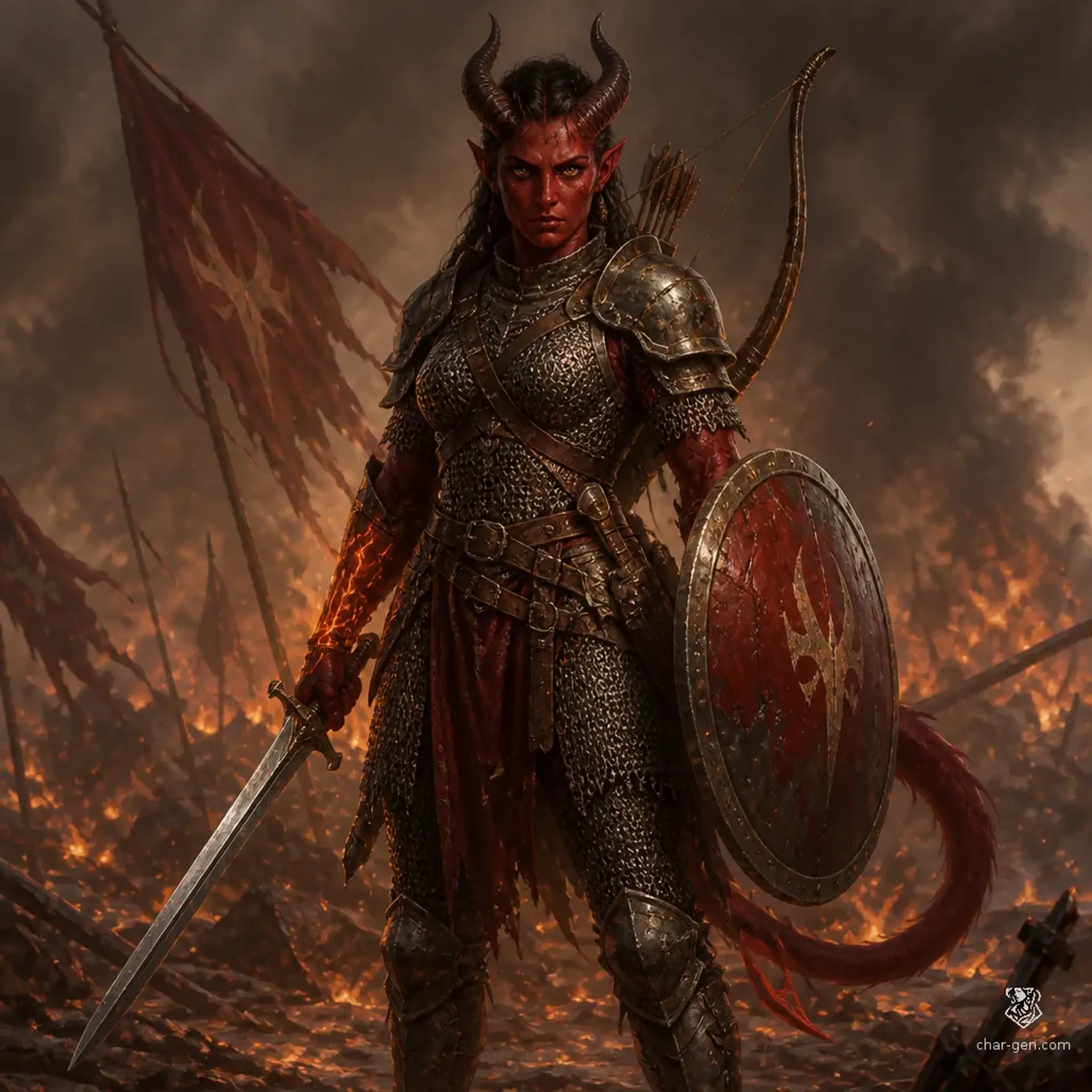 Kaelis Vorn - AI-generated fantasy Character