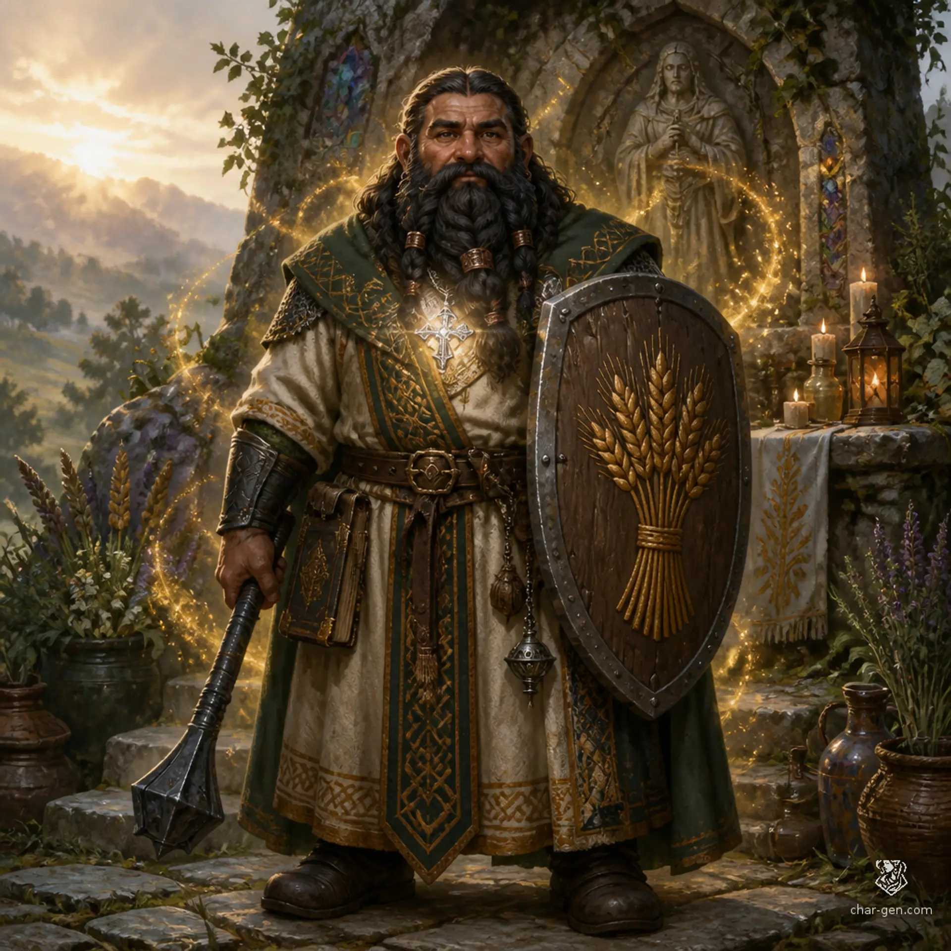 Nadim Qadari - AI-generated fantasy Character