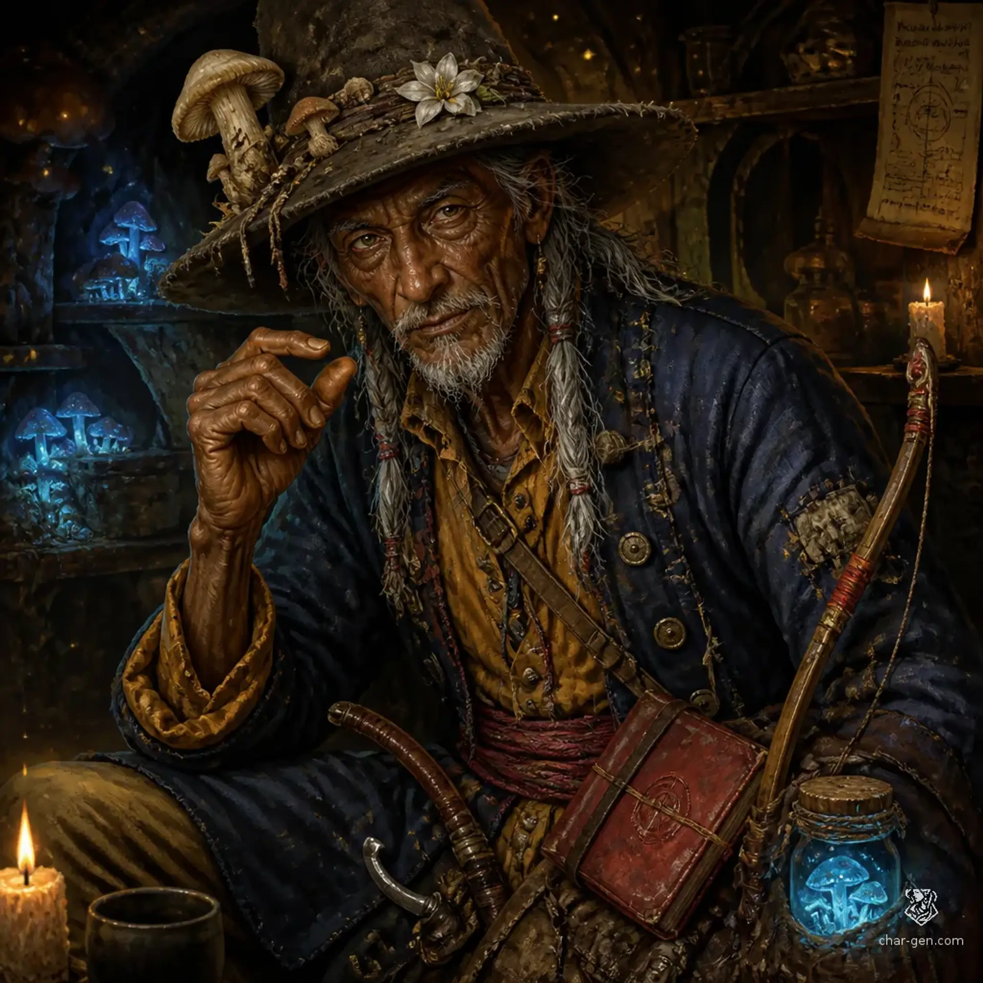 Phillip Suyana - AI-generated fantasy NPC